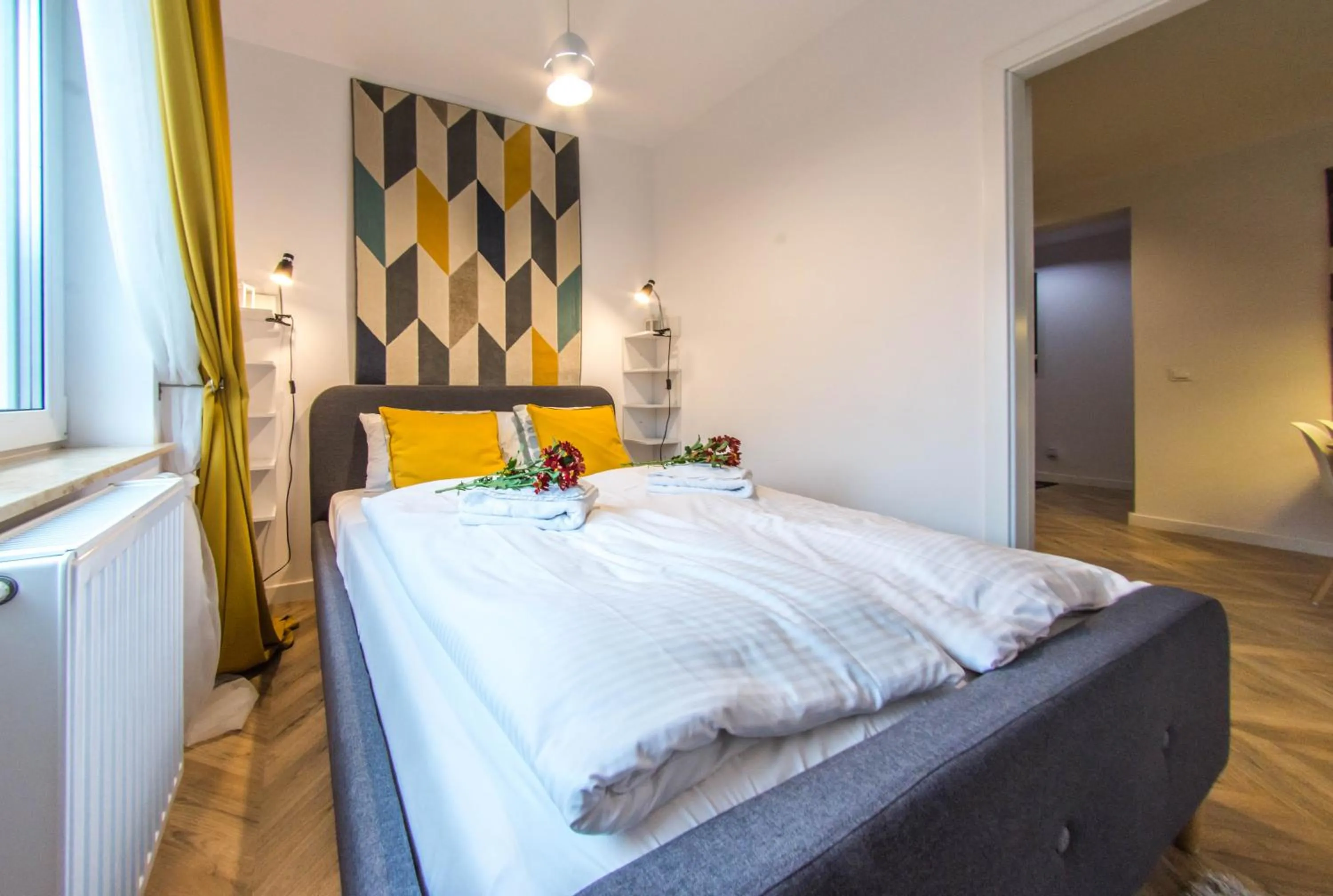 Bed in Apartamenty Izerskie - ul. Cicha 13H-I