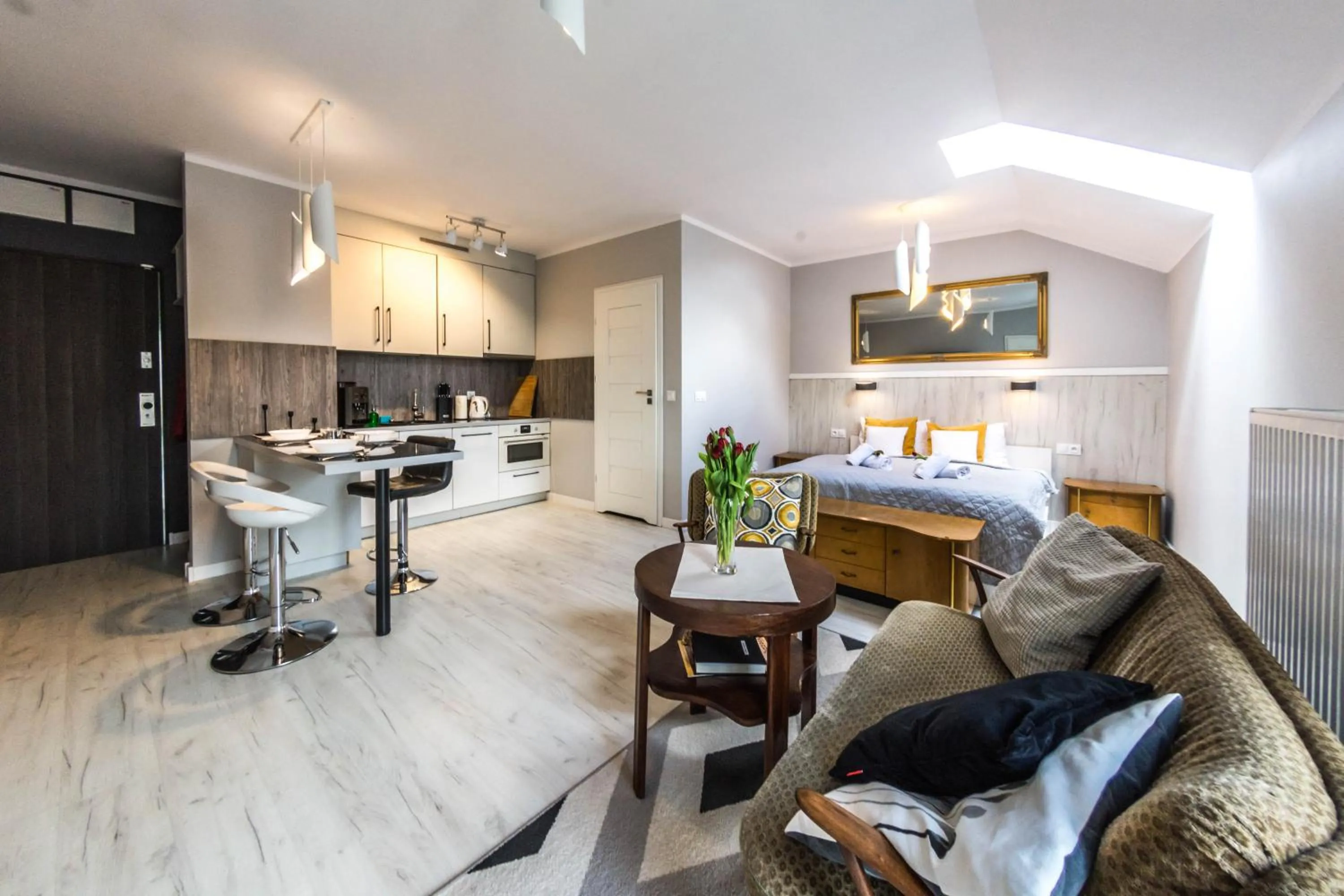 Kitchen or kitchenette in Apartamenty Izerskie - ul. Cicha 13H-I