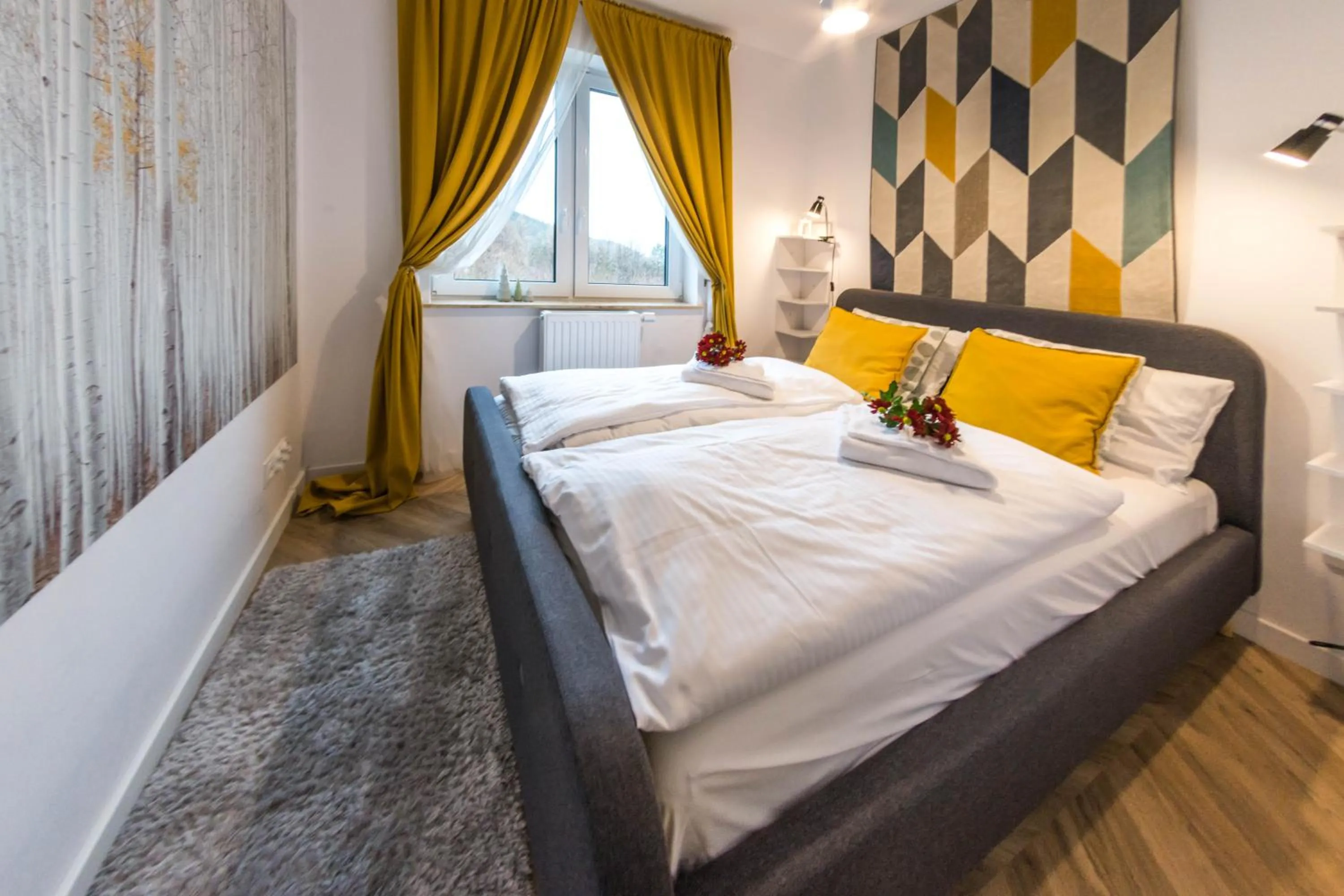 Bed in Apartamenty Izerskie - ul. Cicha 13H-I