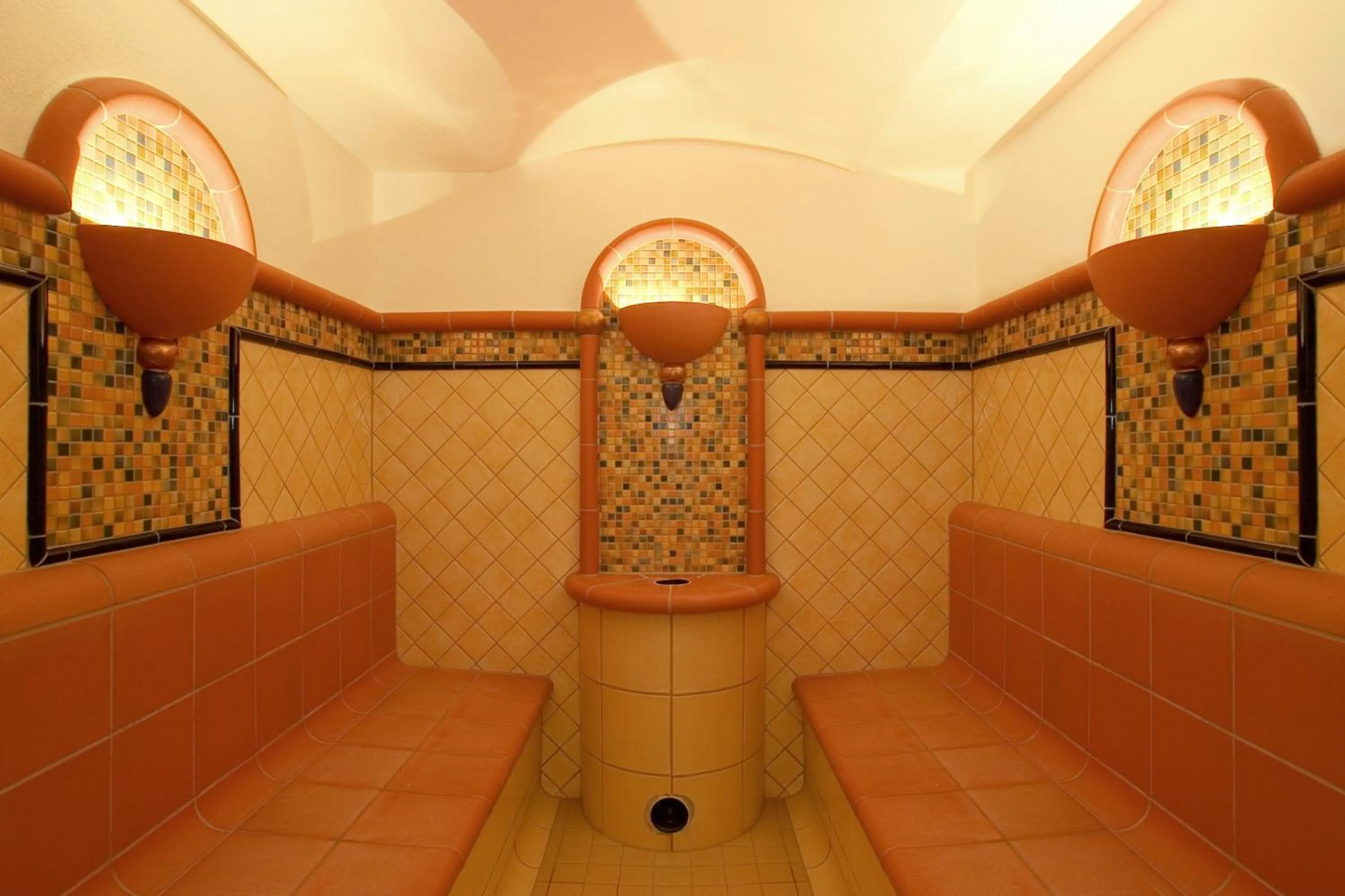 Steam room in Hotel Heinz