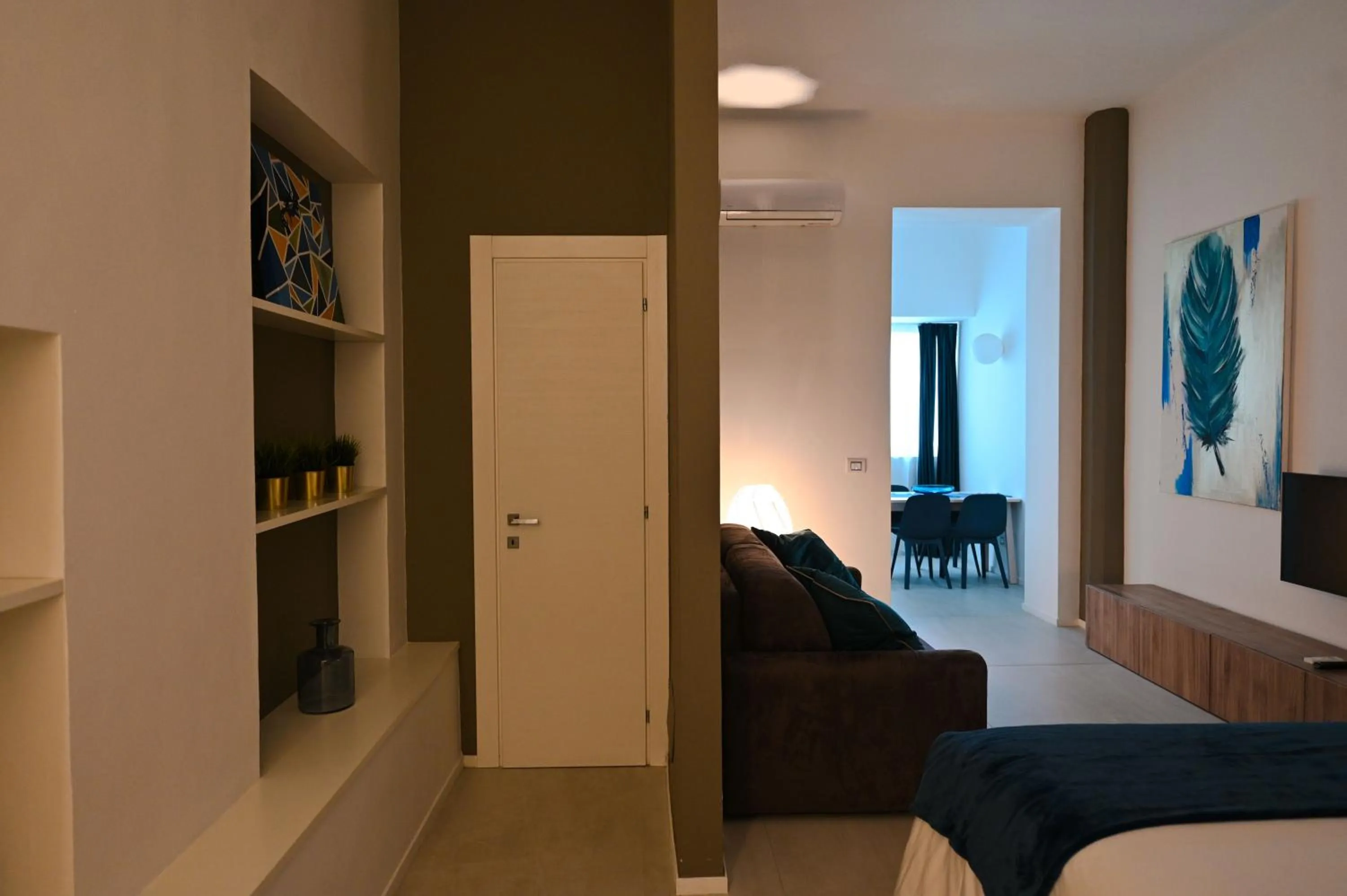 Seating area, Bed in Casa Di Mamma