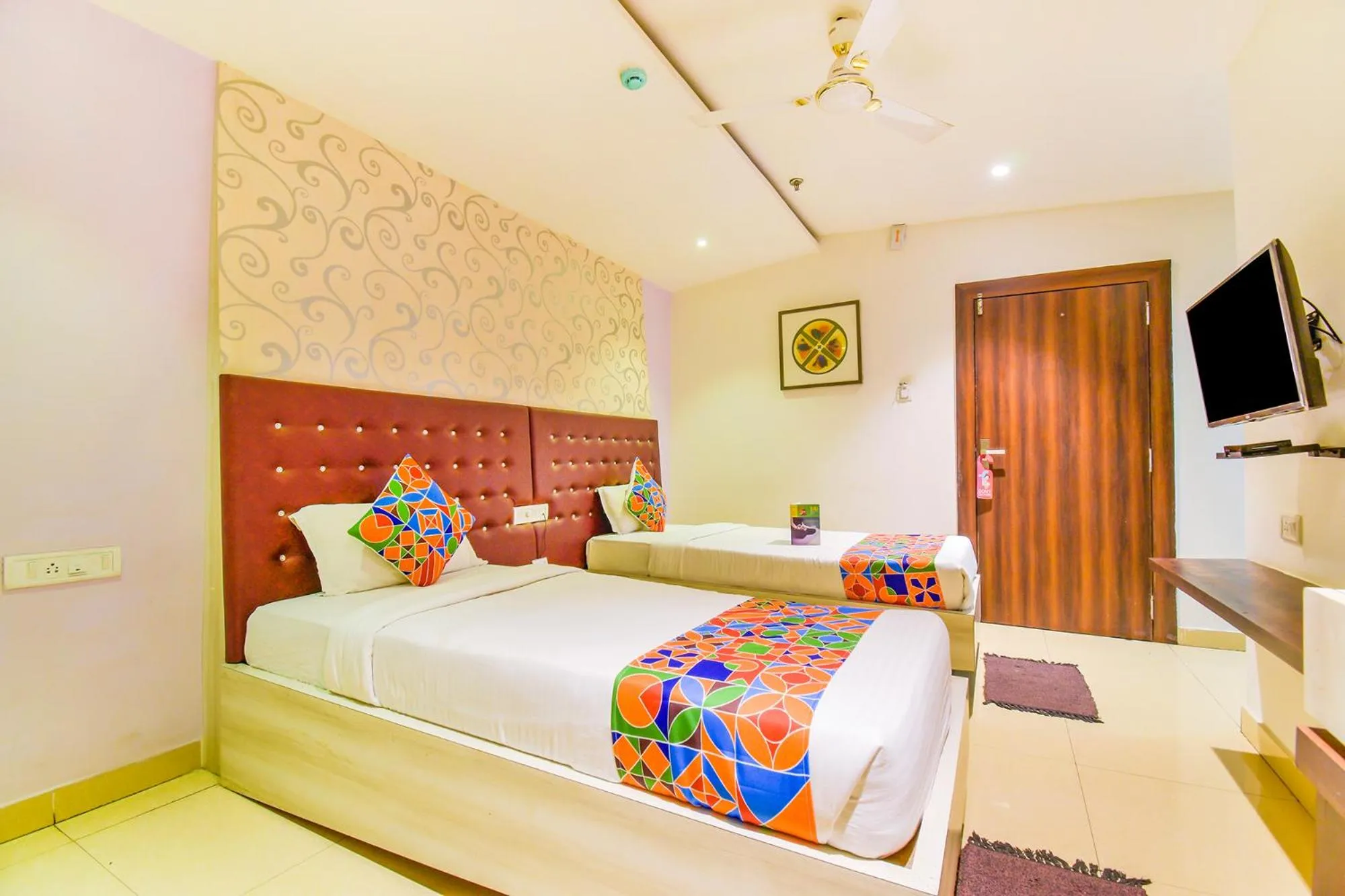 Bedroom, Bed in FabHotel Pentagon Next - Bhubaneswar Railway Station