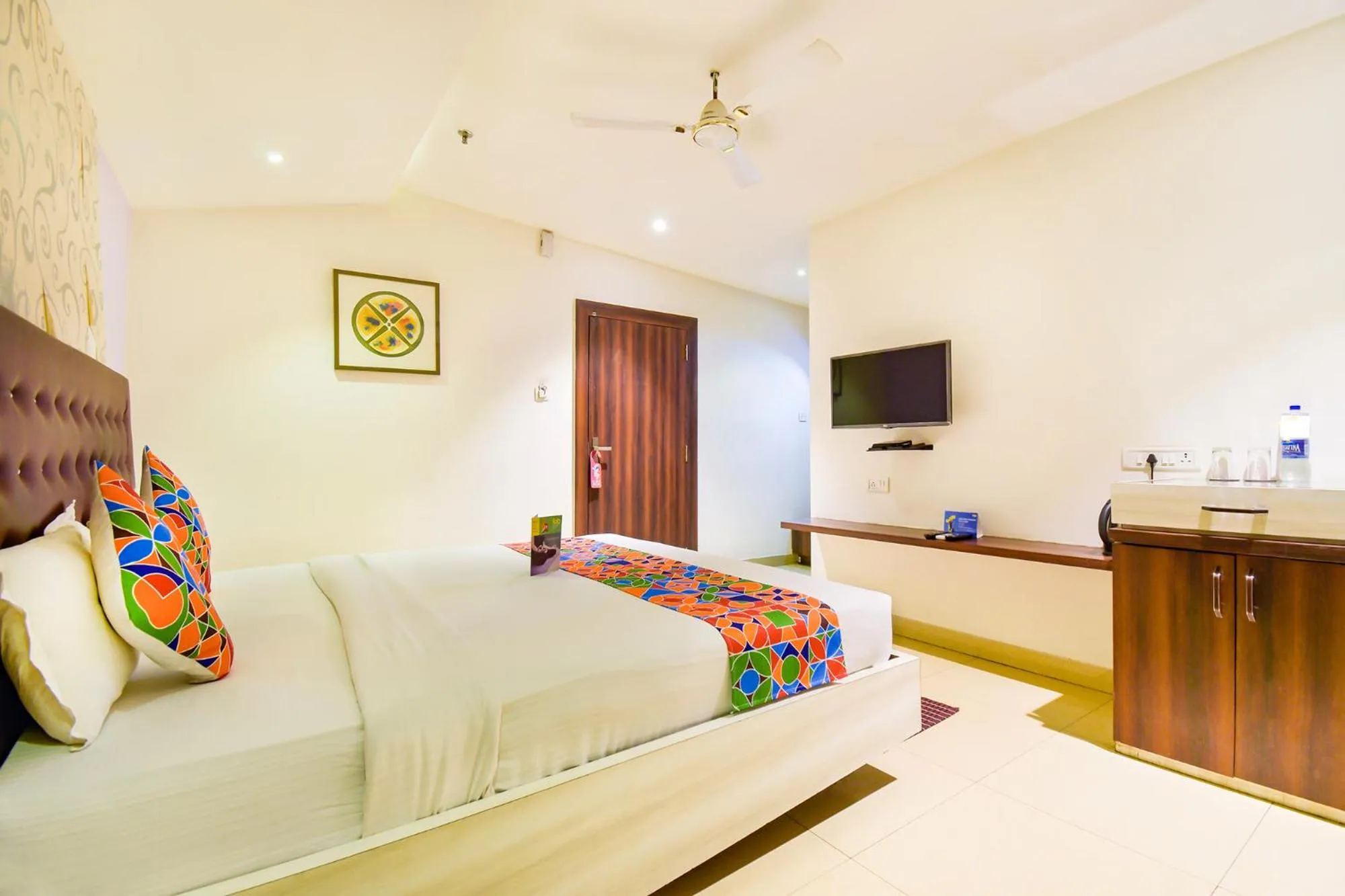 Bedroom, Bed in FabHotel Pentagon Next - Bhubaneswar Railway Station