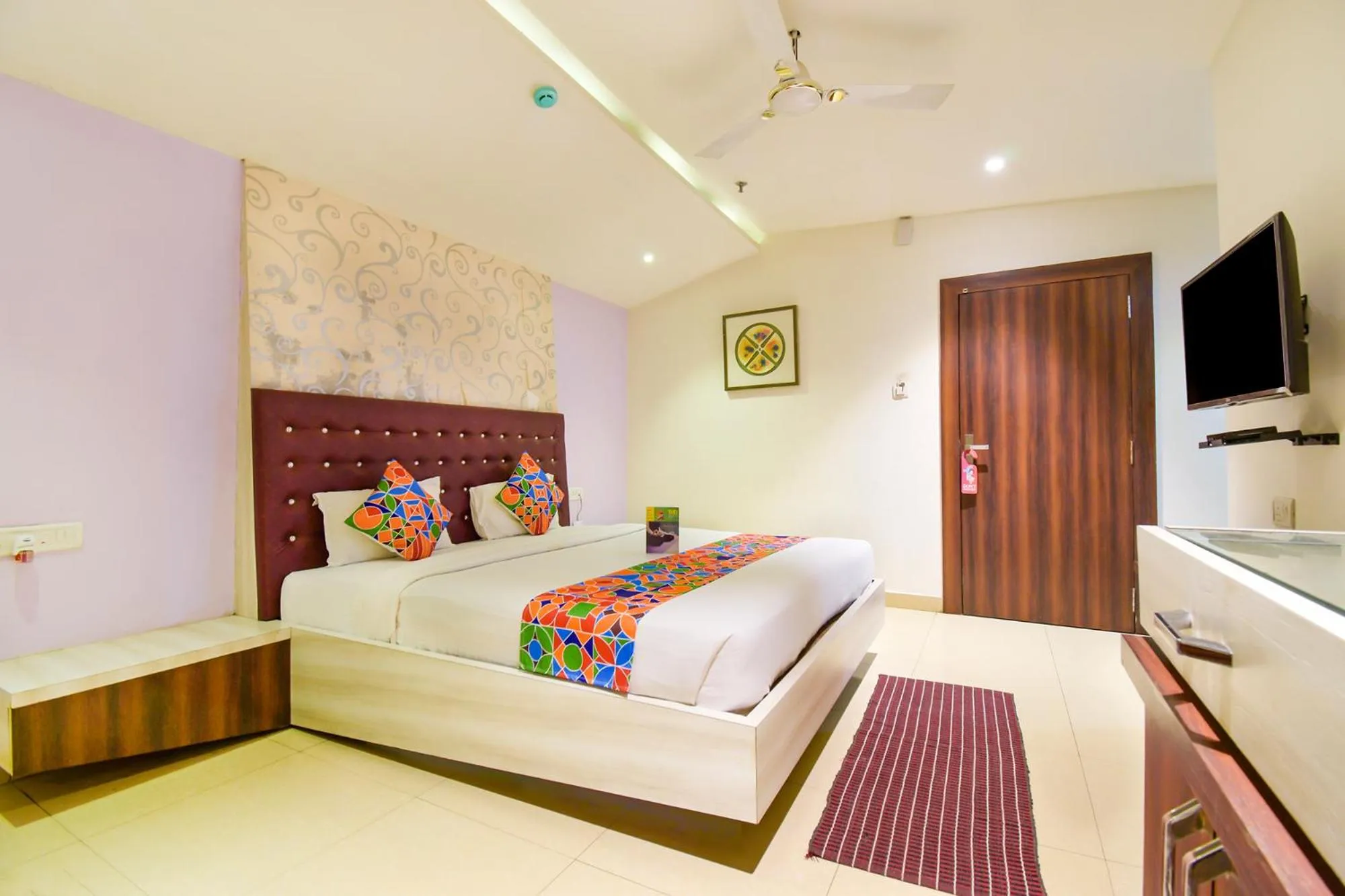 Bedroom, Bed in FabHotel Pentagon Next - Bhubaneswar Railway Station