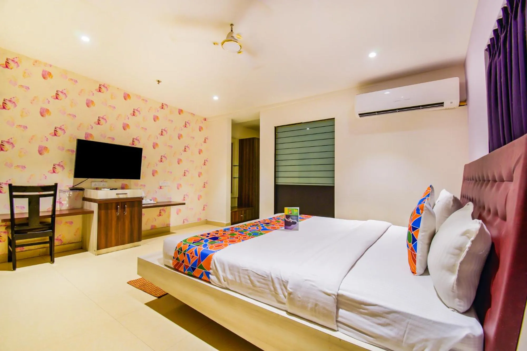 Bedroom, Bed in FabHotel Pentagon Next - Bhubaneswar Railway Station
