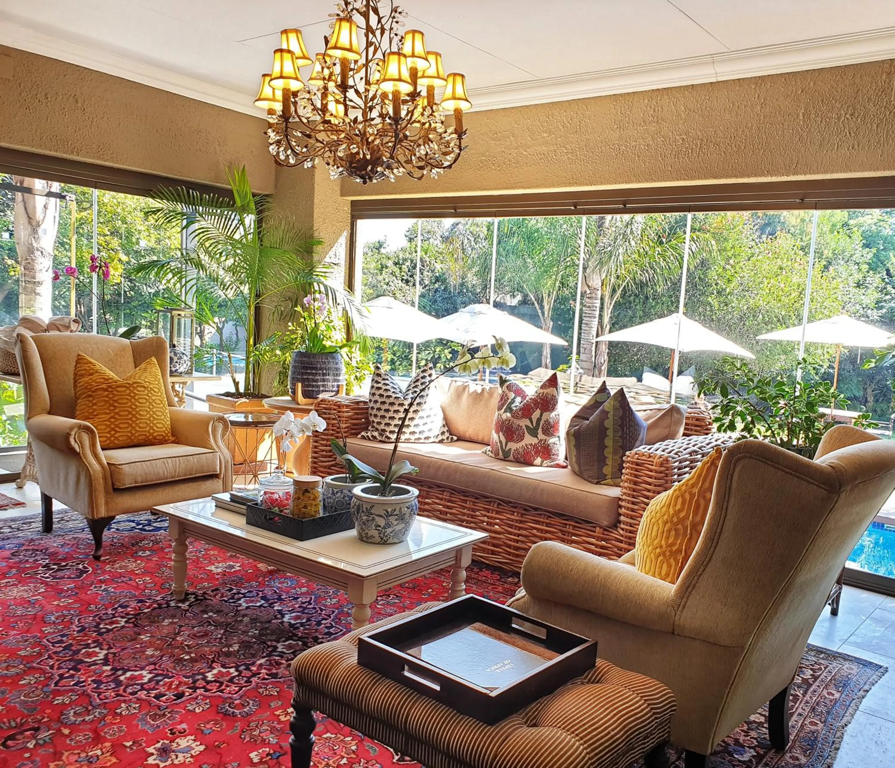 Seating area in The Residence