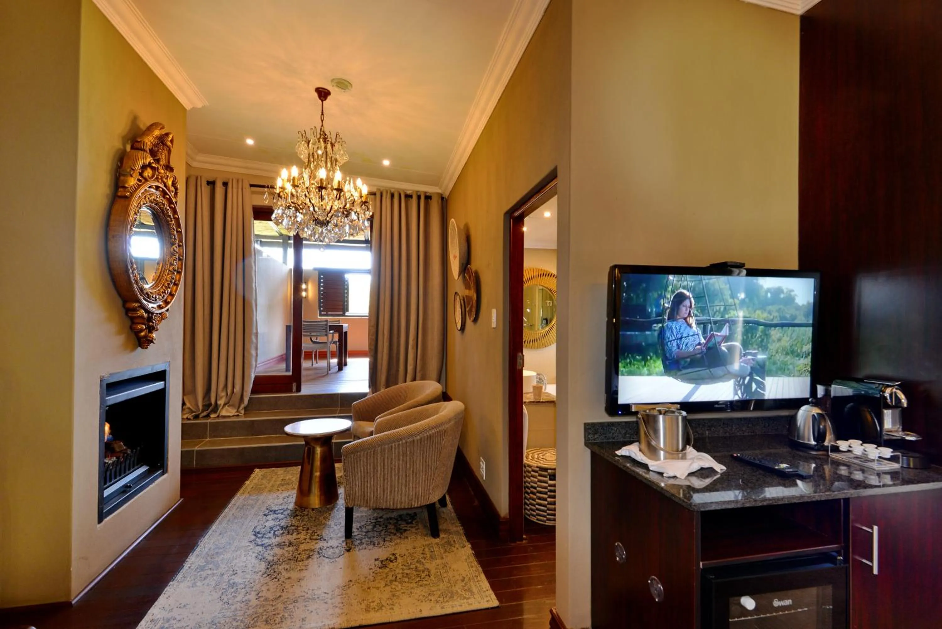 Seating area in The Residence