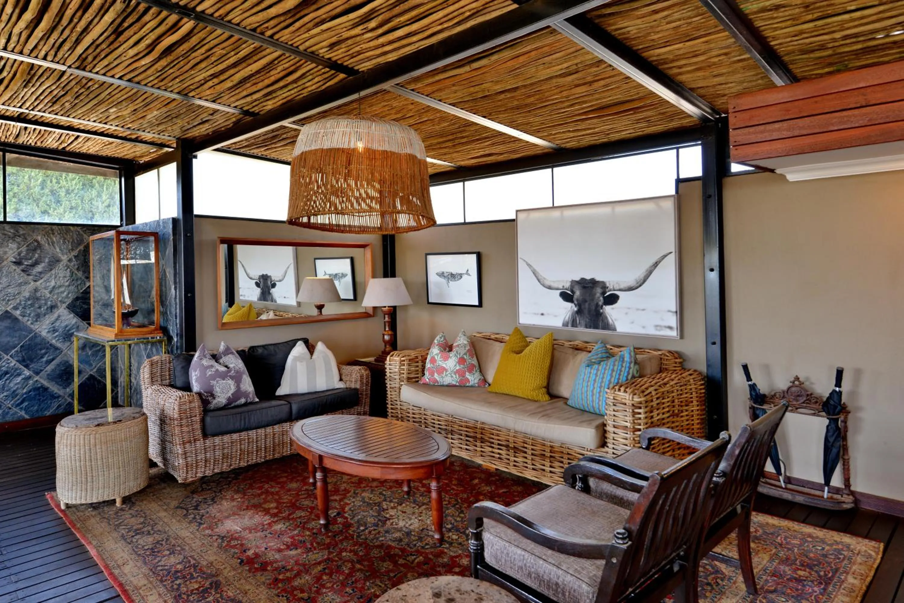 Seating area in The Residence