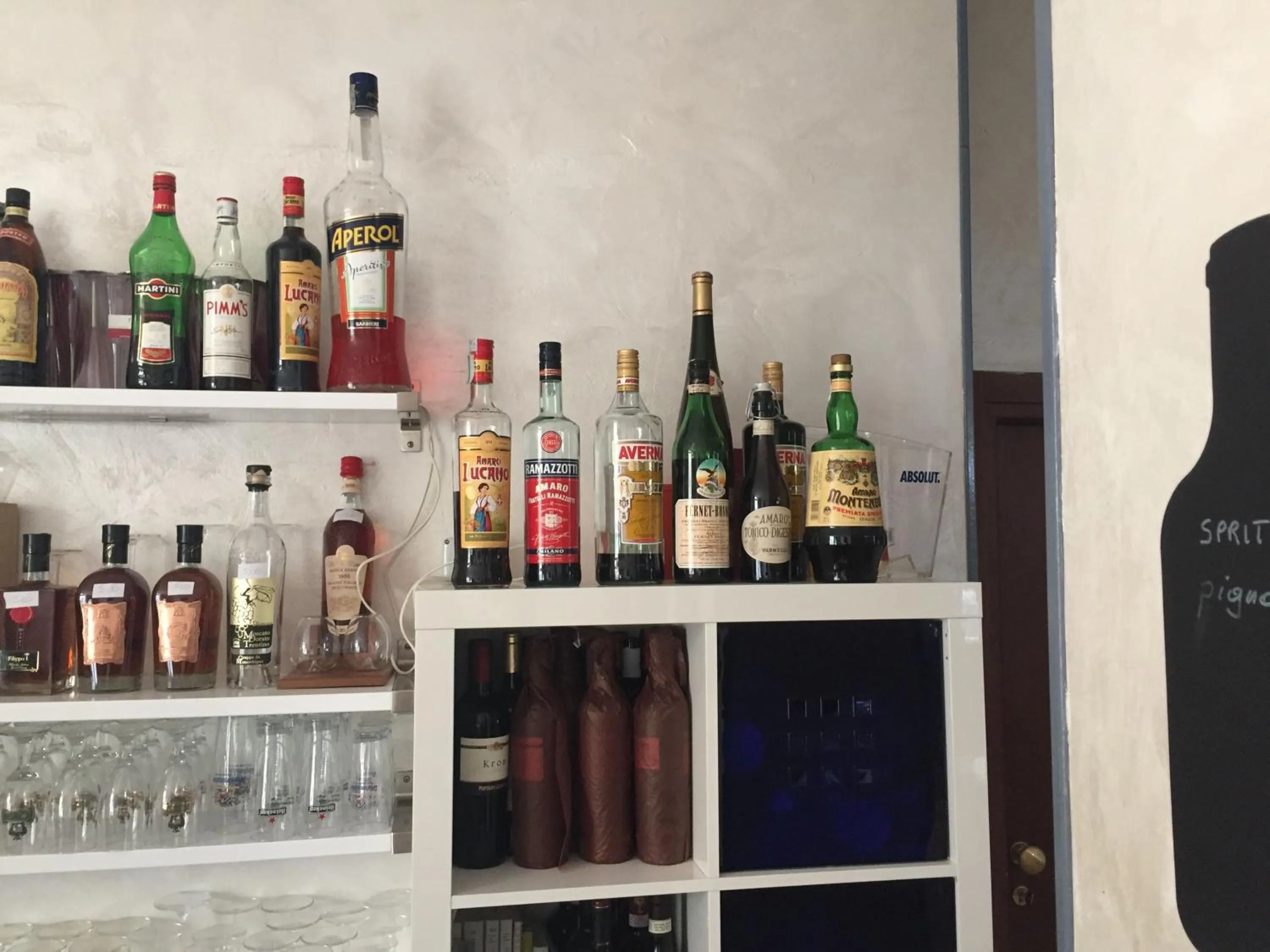 Alcoholic drinks in Hotel Viking