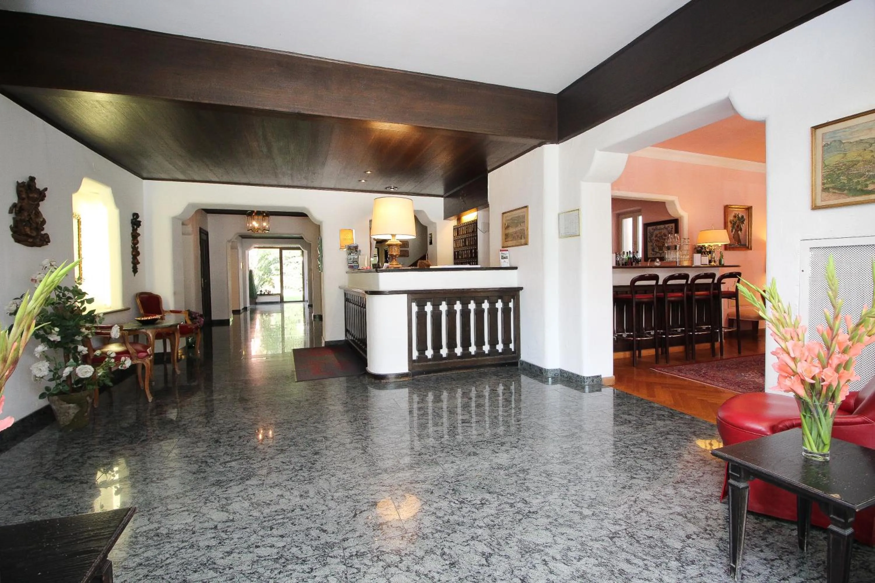 Lobby or reception in Hotel Leopold