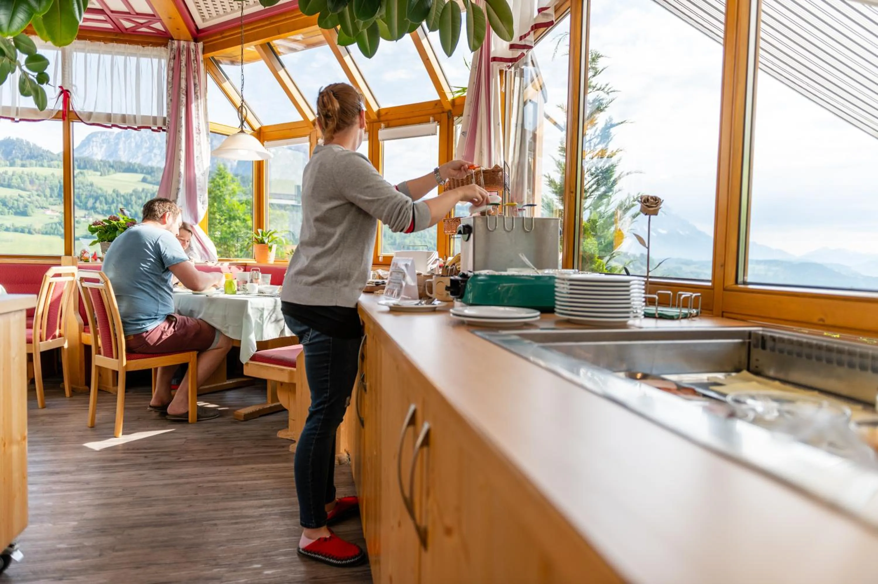 Staff in Panoramahotel Stocker