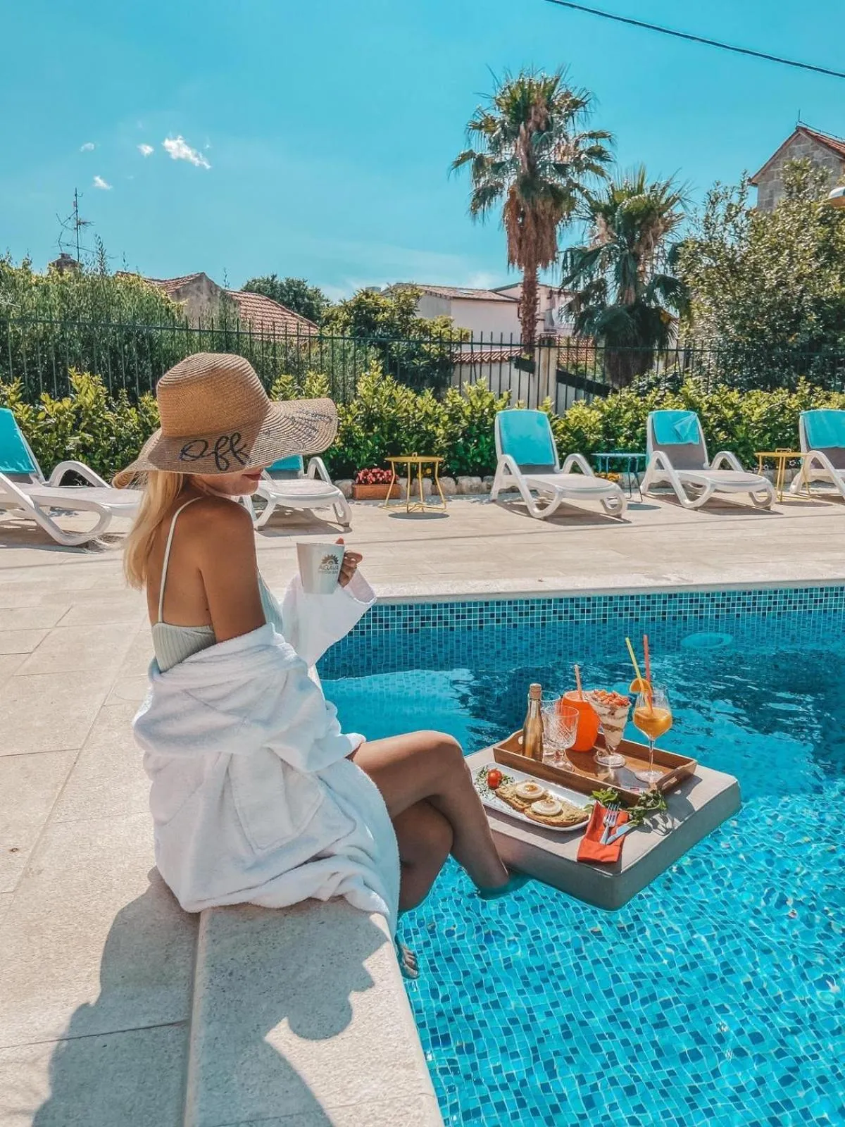 Swimming pool in Agava Lux Rooms&Pool