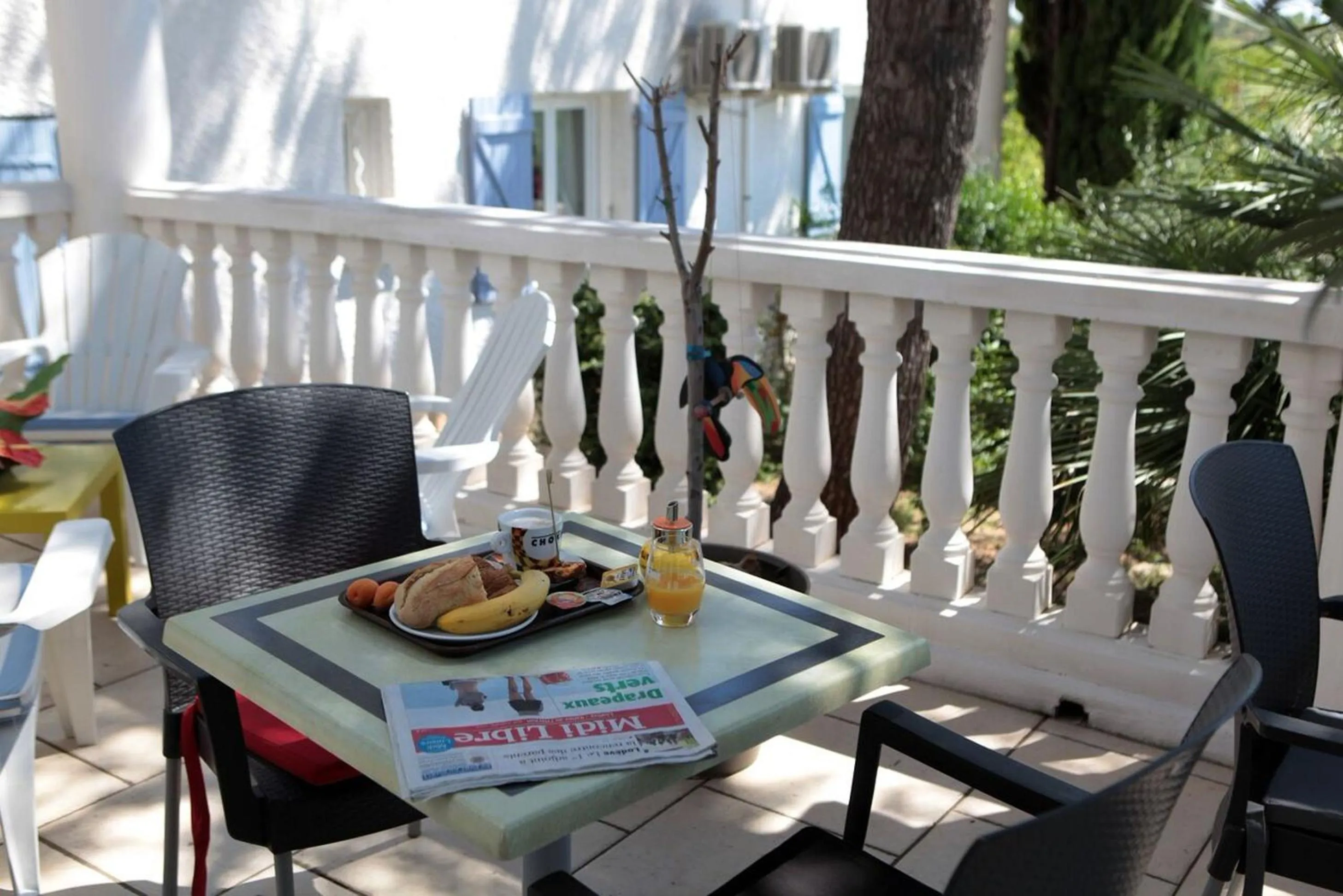 Balcony/Terrace in Le Sarac Hôtel