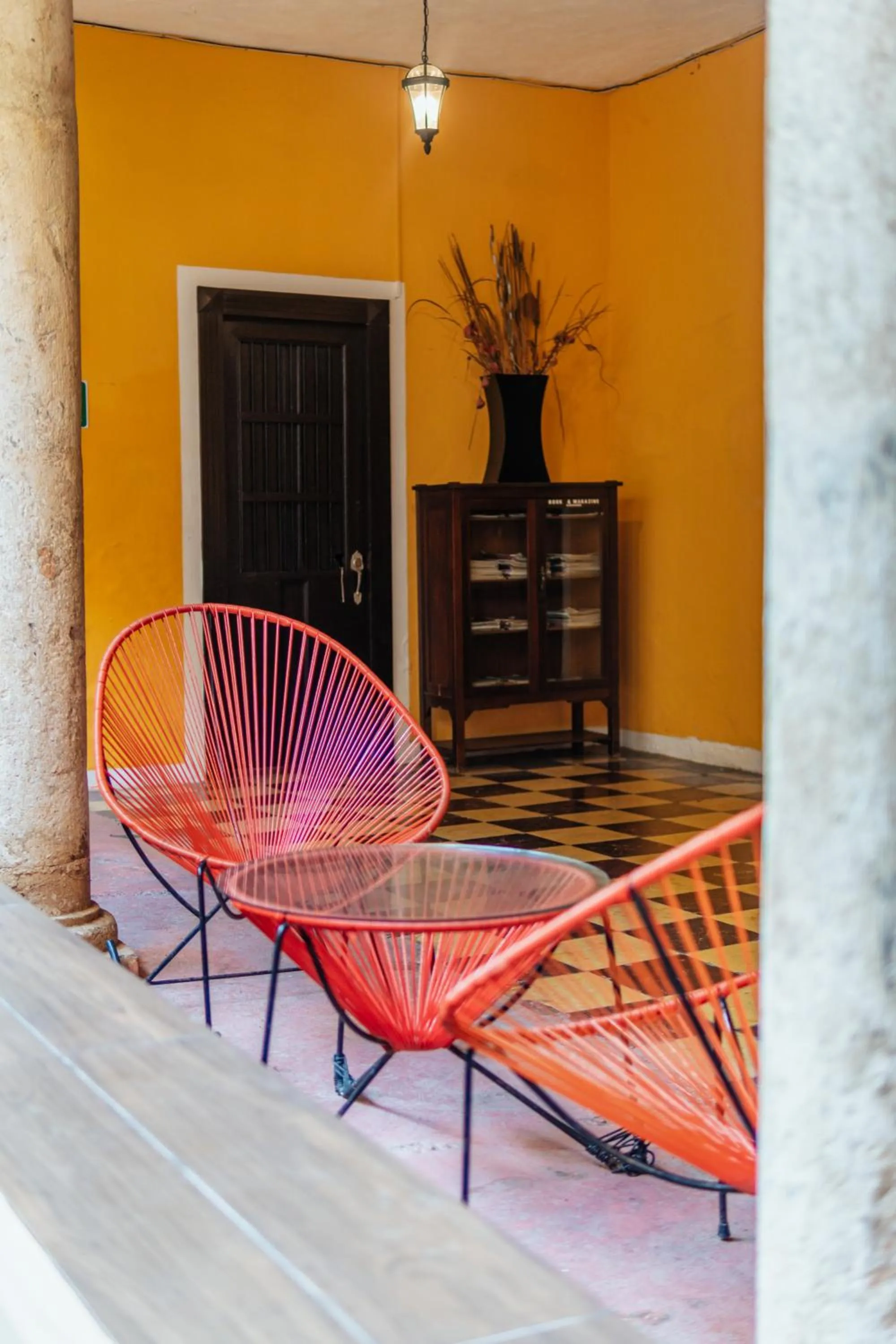 Patio in Hotel Santiago
