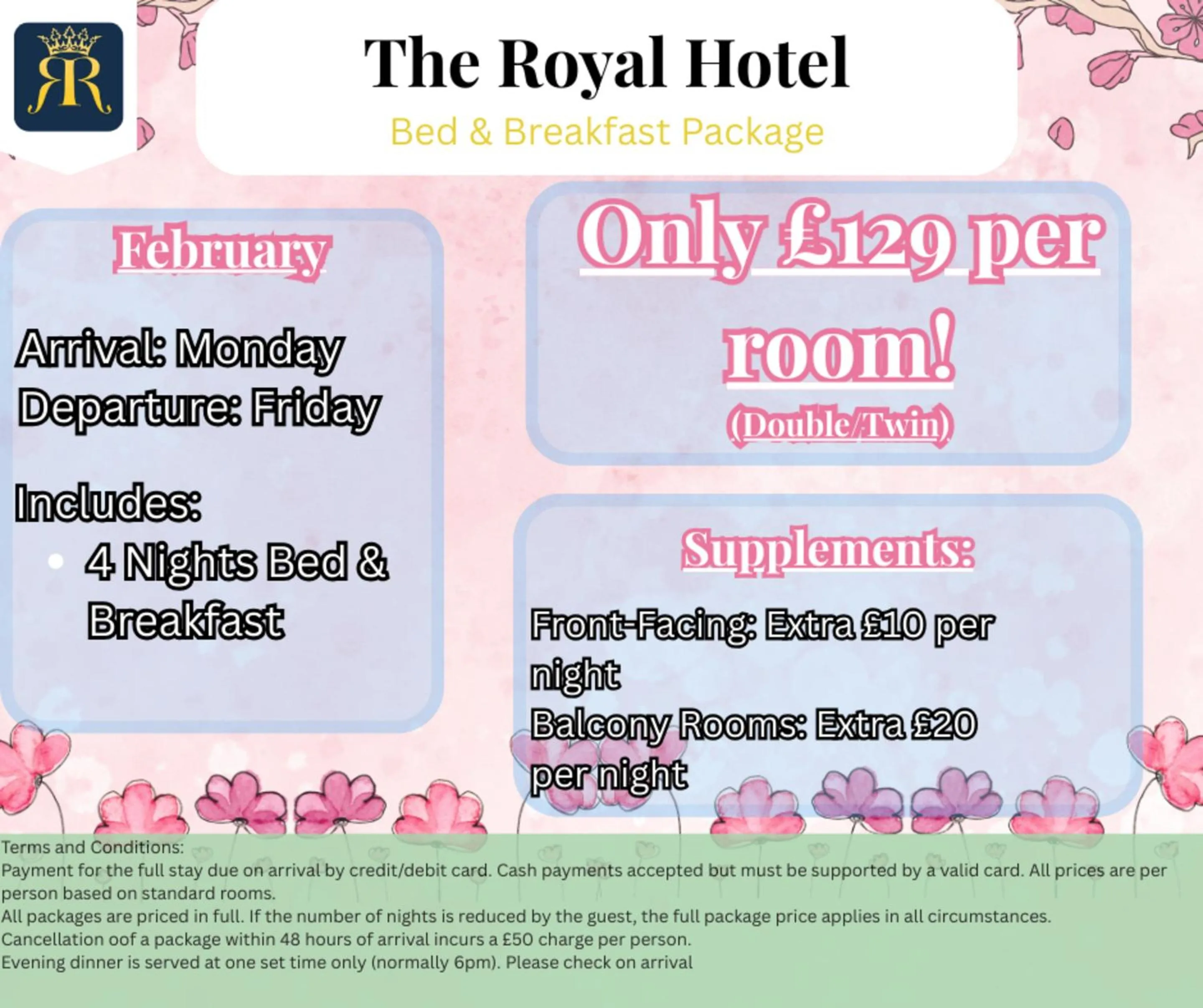 Logo/Certificate/Sign in Skegness The Royal Hotel