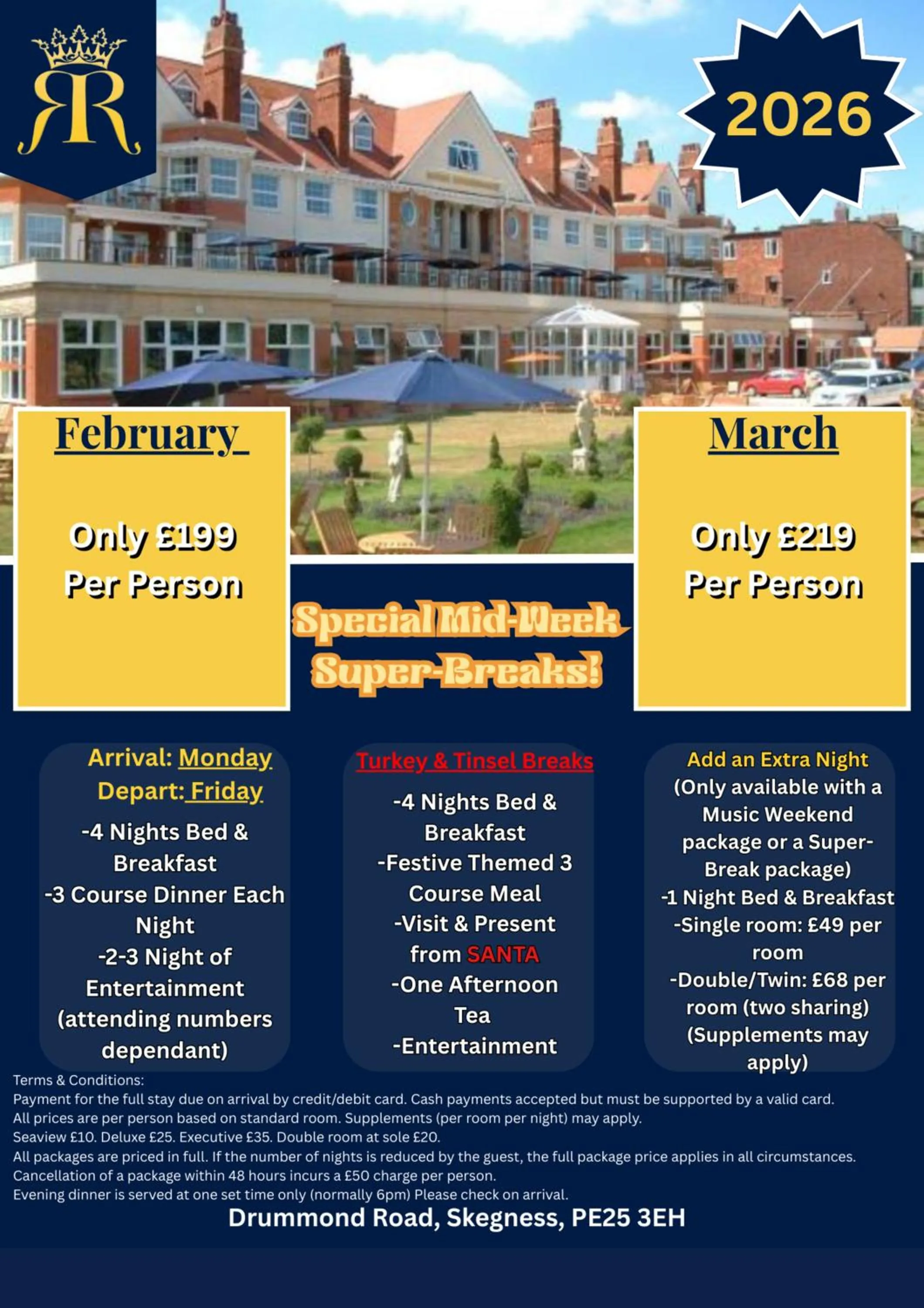 Logo/Certificate/Sign in Skegness The Royal Hotel