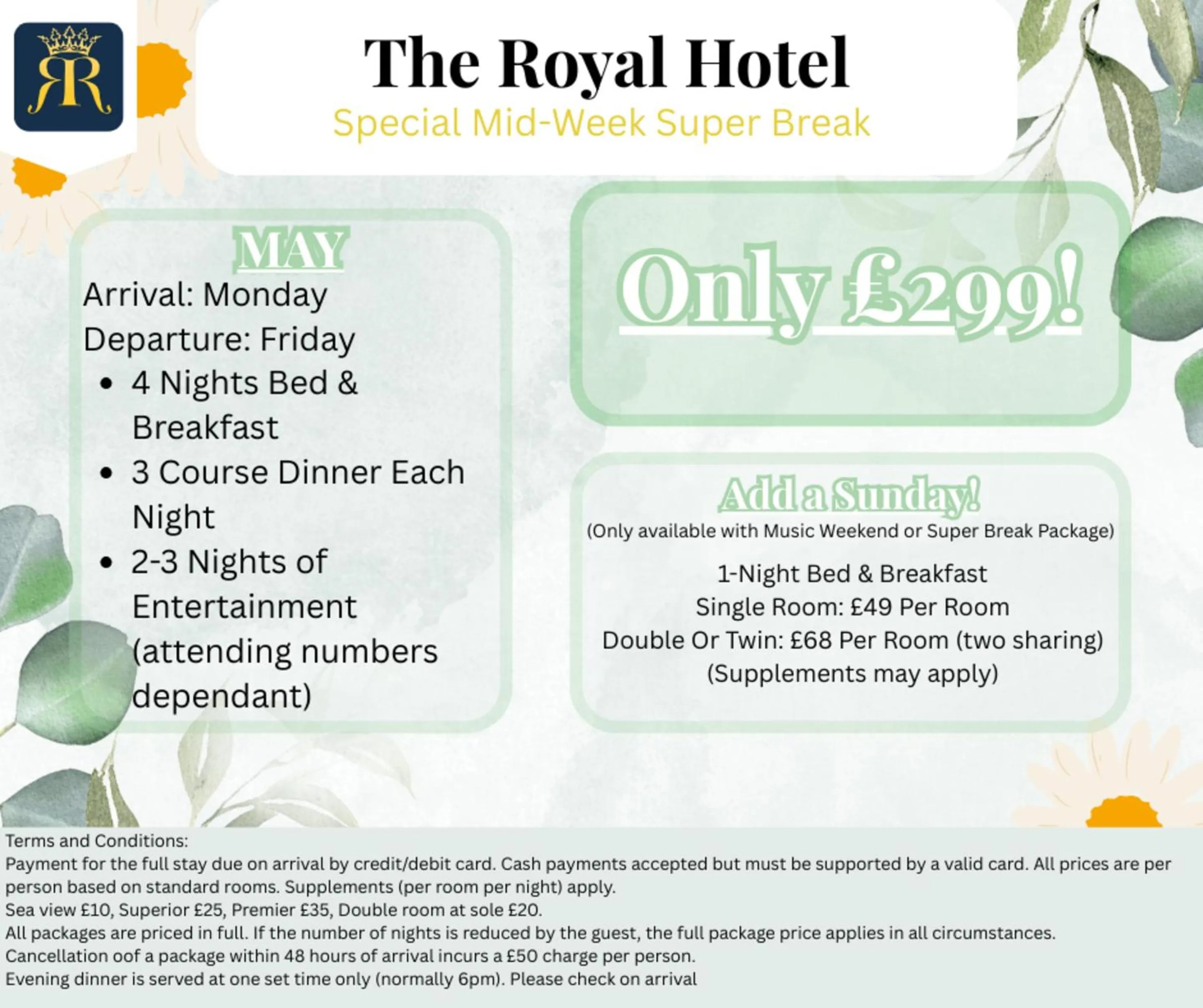 Logo/Certificate/Sign in Skegness The Royal Hotel