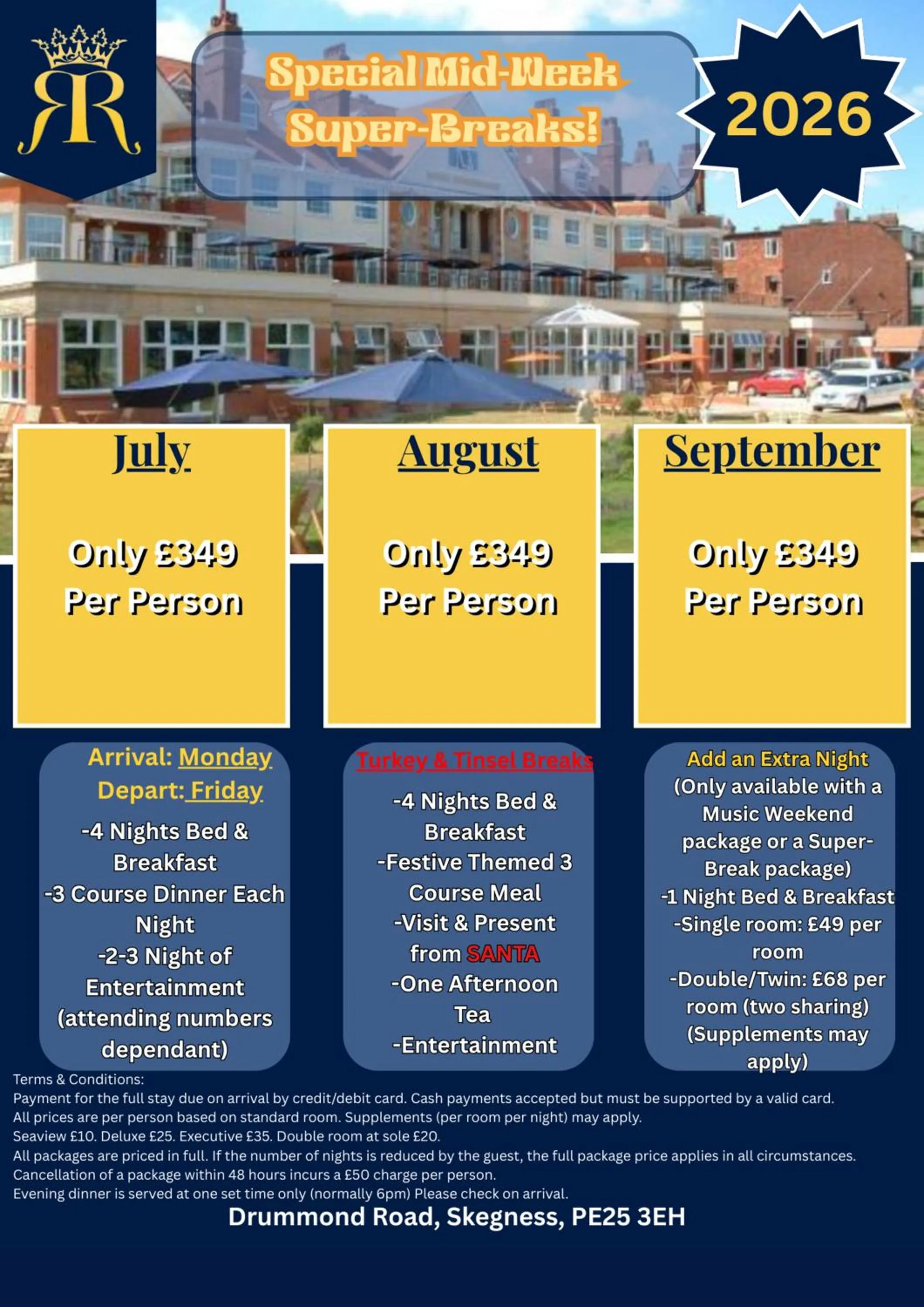 Logo/Certificate/Sign in Skegness The Royal Hotel