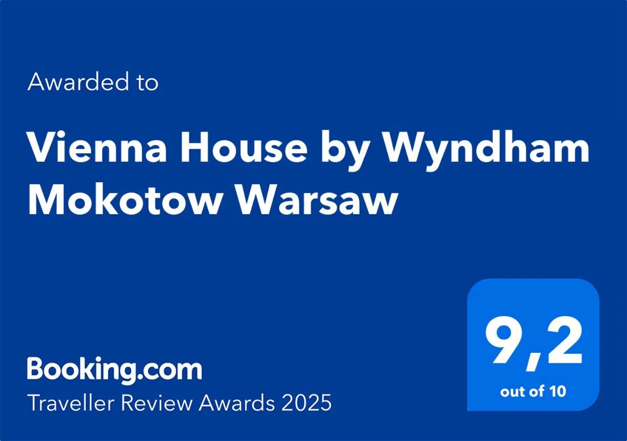 Certificate/Award in Vienna House by Wyndham Mokotow Warsaw