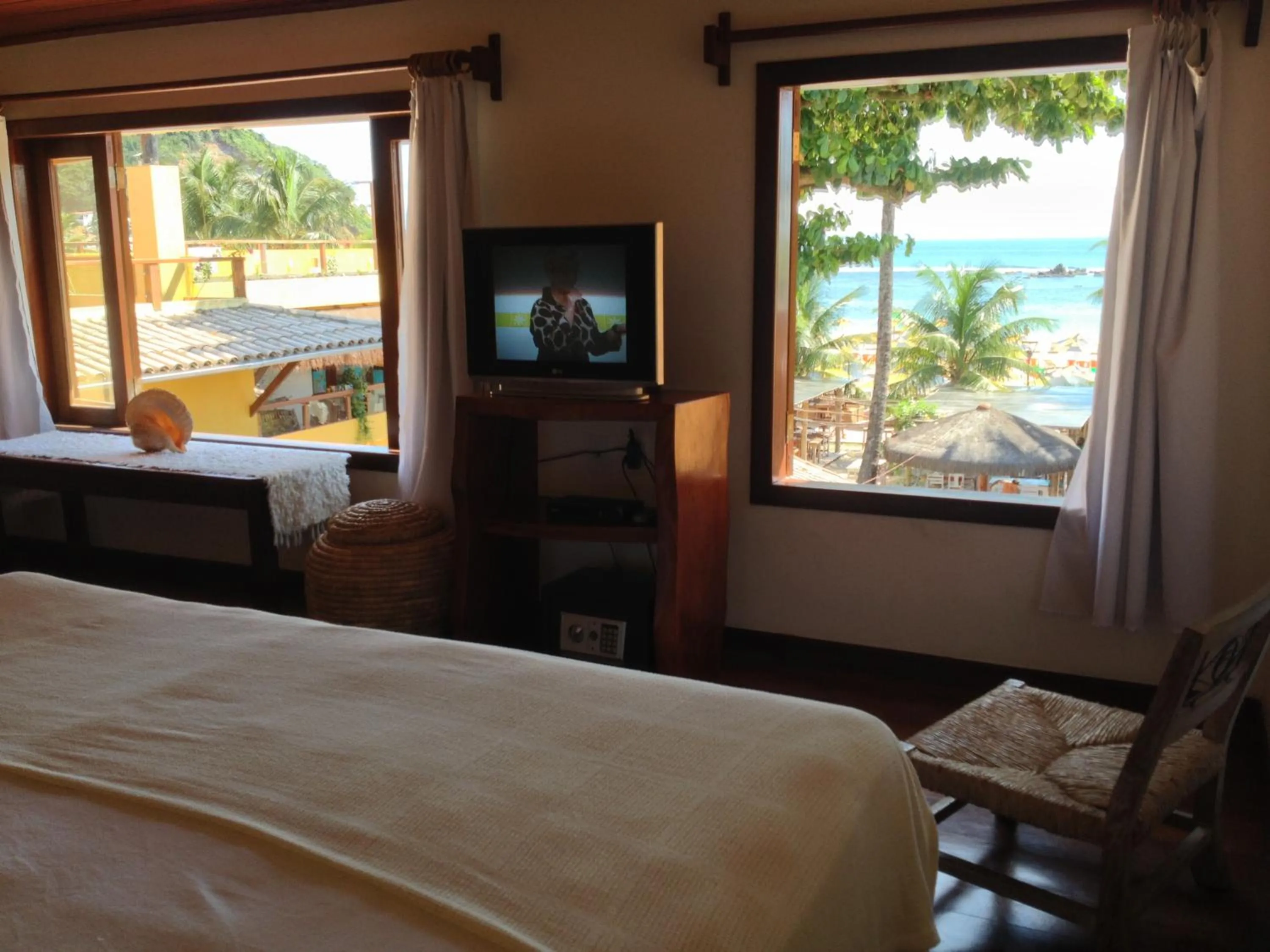 Sea view, Bed in Pousada Funny