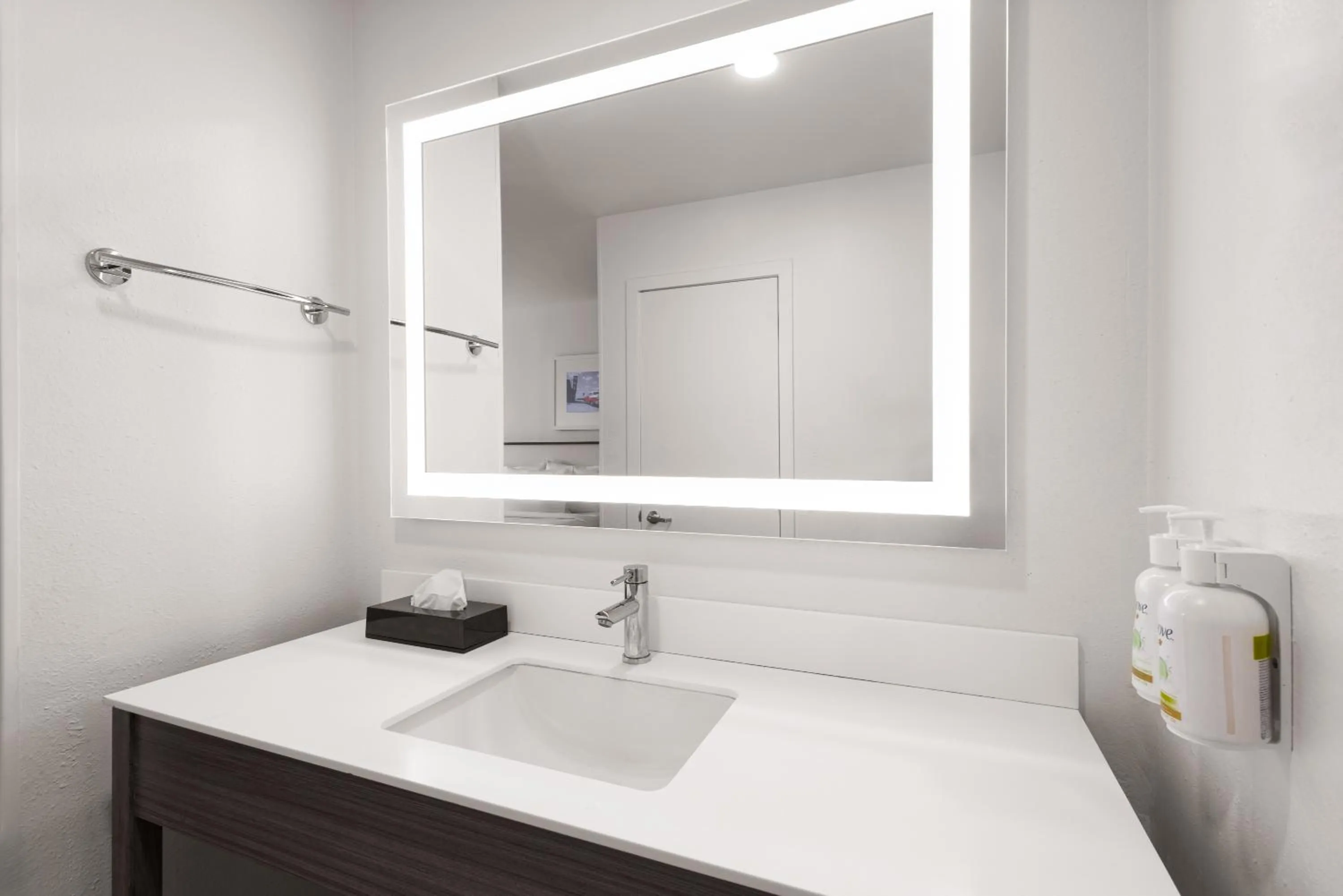 Bathroom in Ramada by Wyndham York Harrisburg Hershey