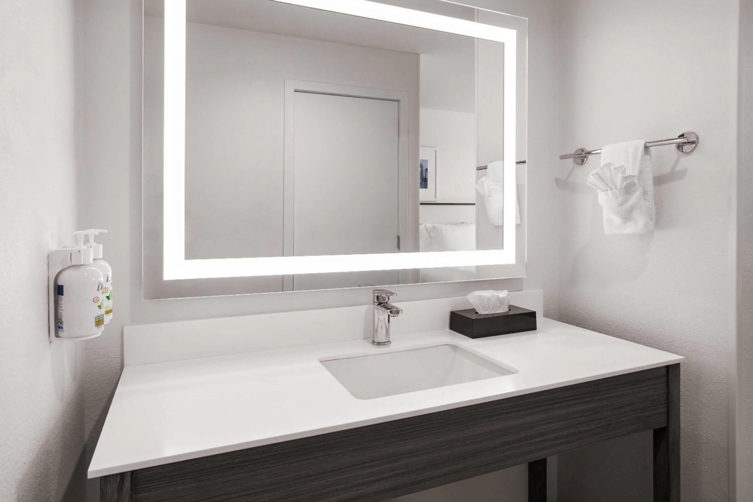 Bathroom in Ramada by Wyndham York Harrisburg Hershey