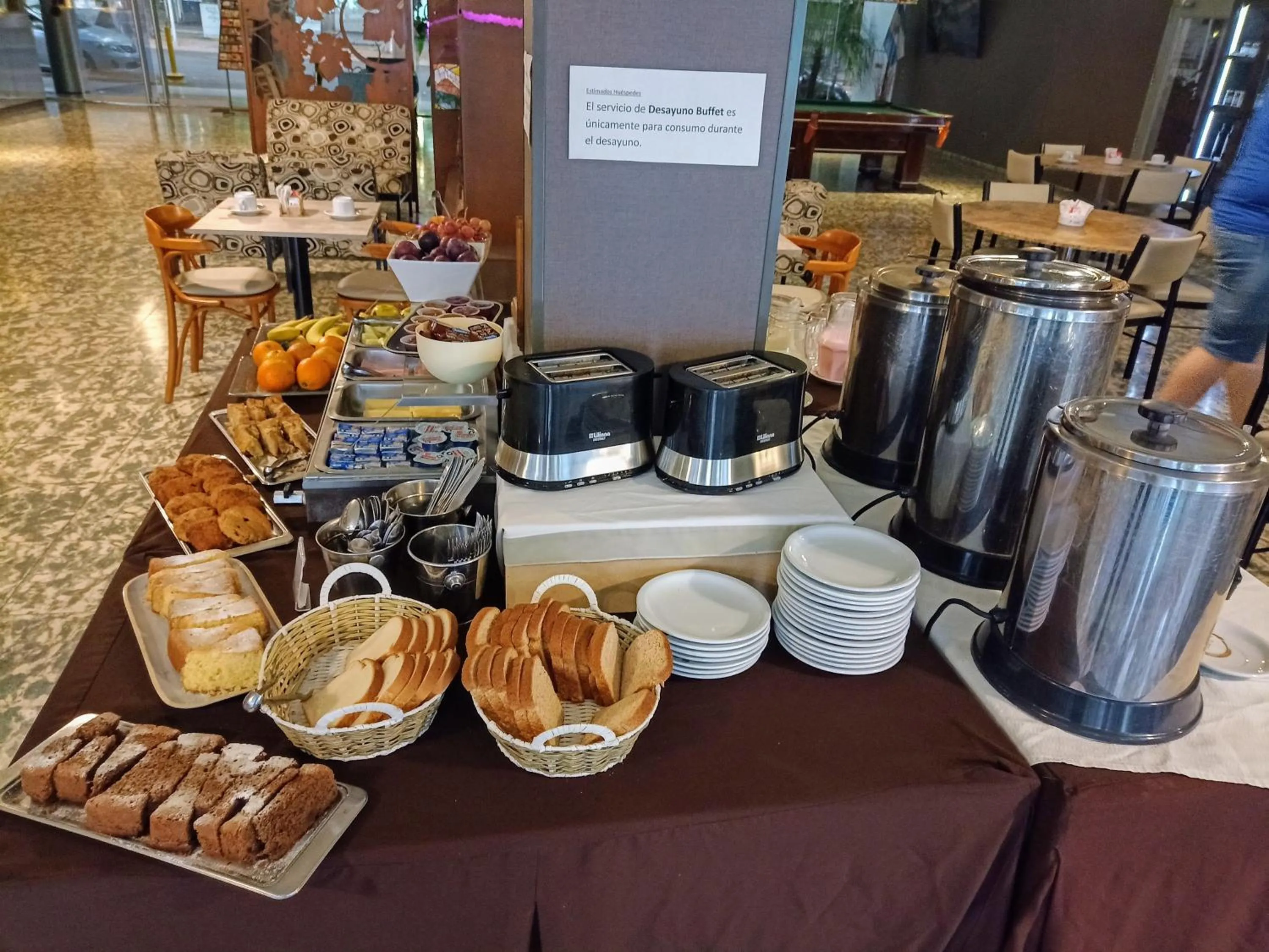 Breakfast in Hotel Nutibara