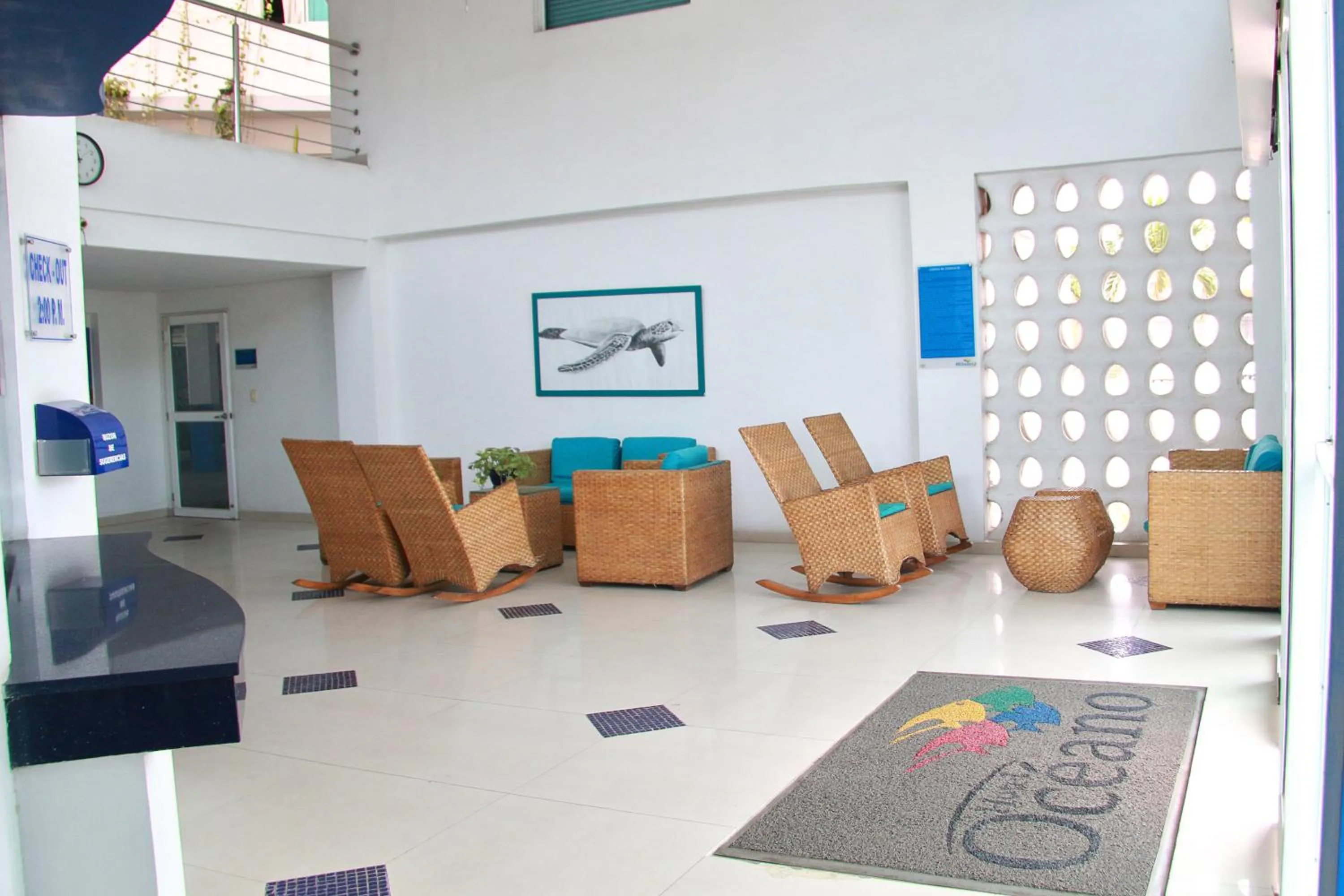 Seating area in Ayenda 1801 El Oceano