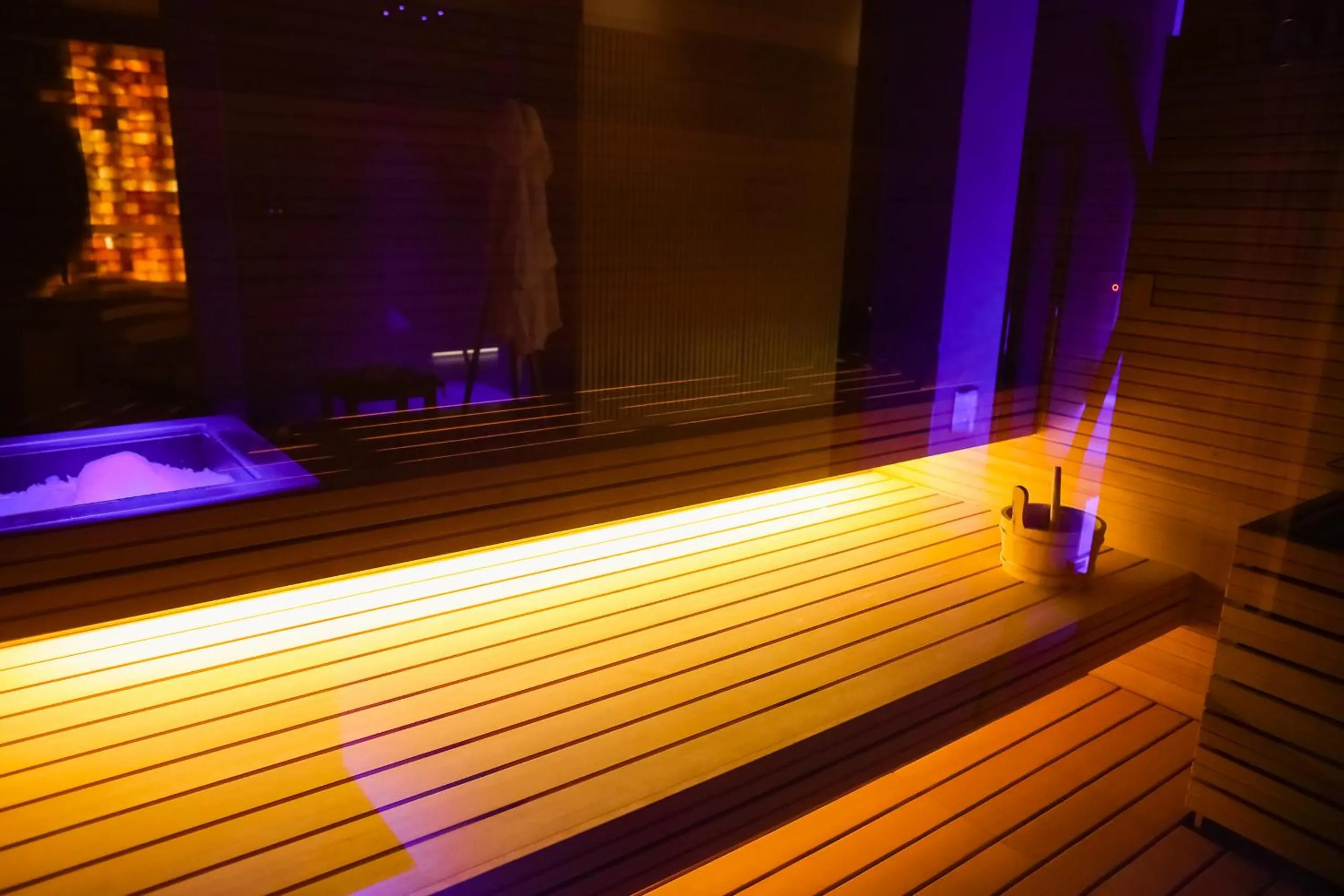 Sauna in Moma Hotel Wellness & Spa