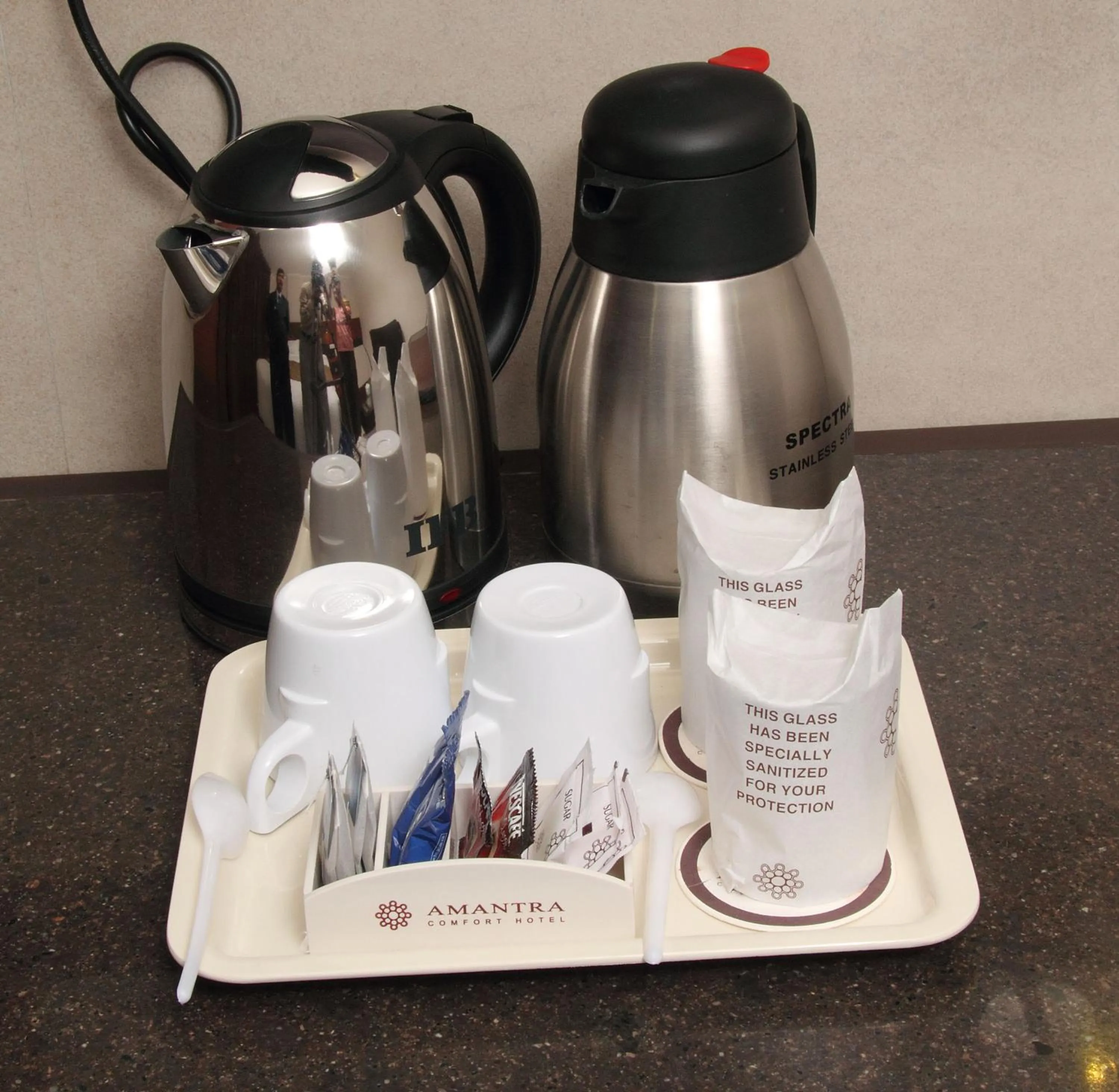 Coffee/tea facilities in Amantra Comfort Hotel