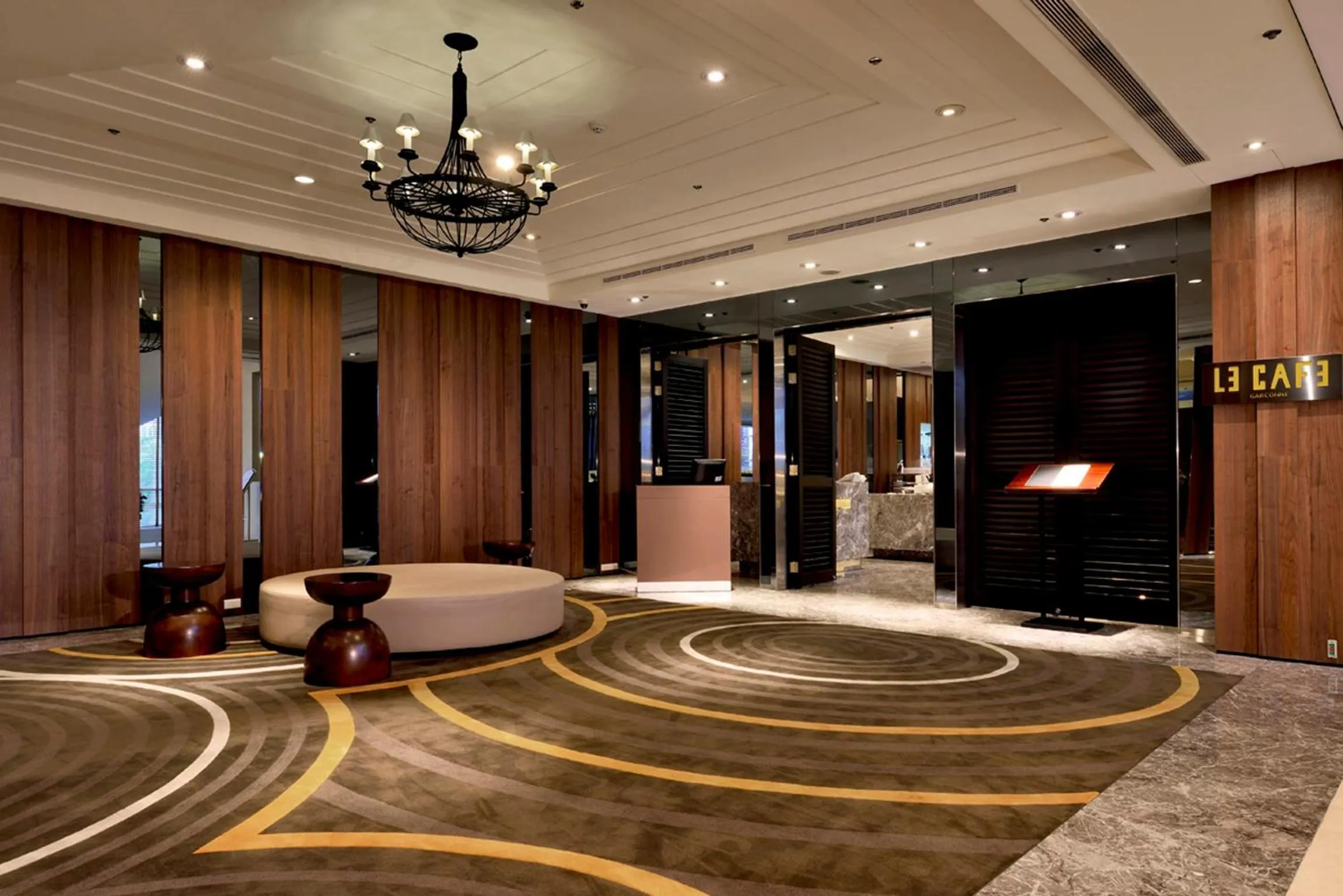 Decorative detail in Hotel Royal Hsinchu