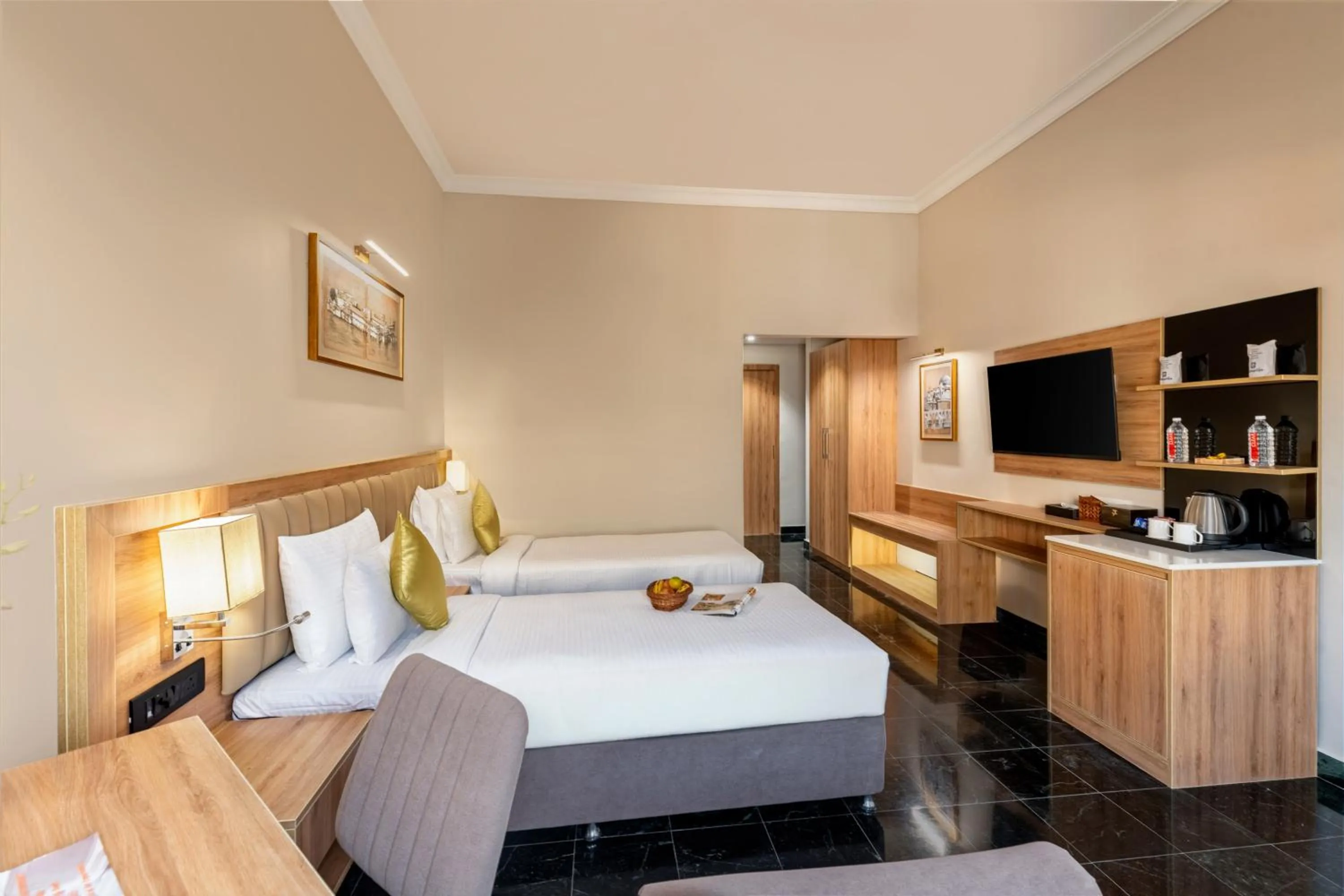 Coffee/tea facilities, Bed in ECKO Premier Vibrant