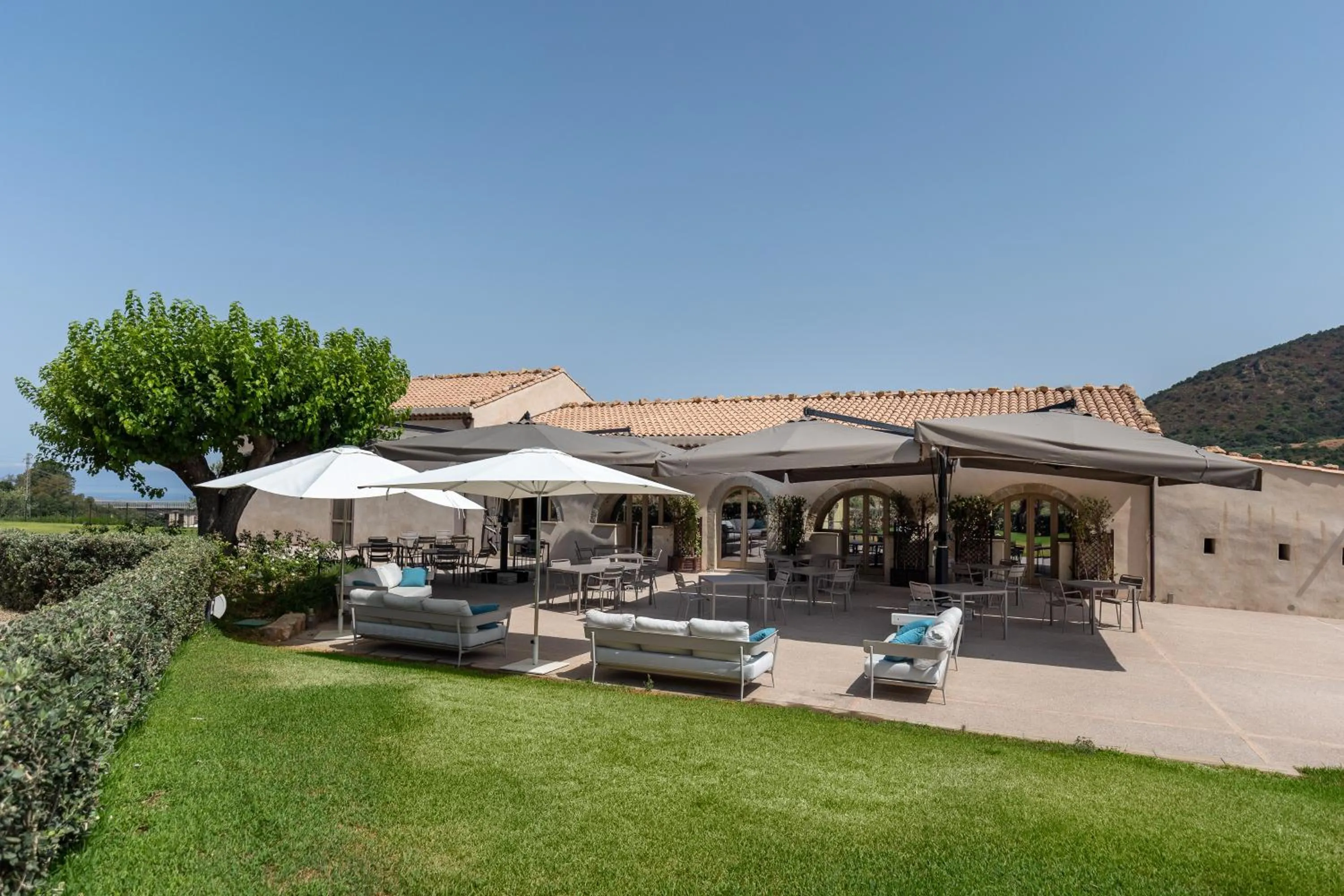 Patio in Borgo d'Orlando - Small Country Hotel