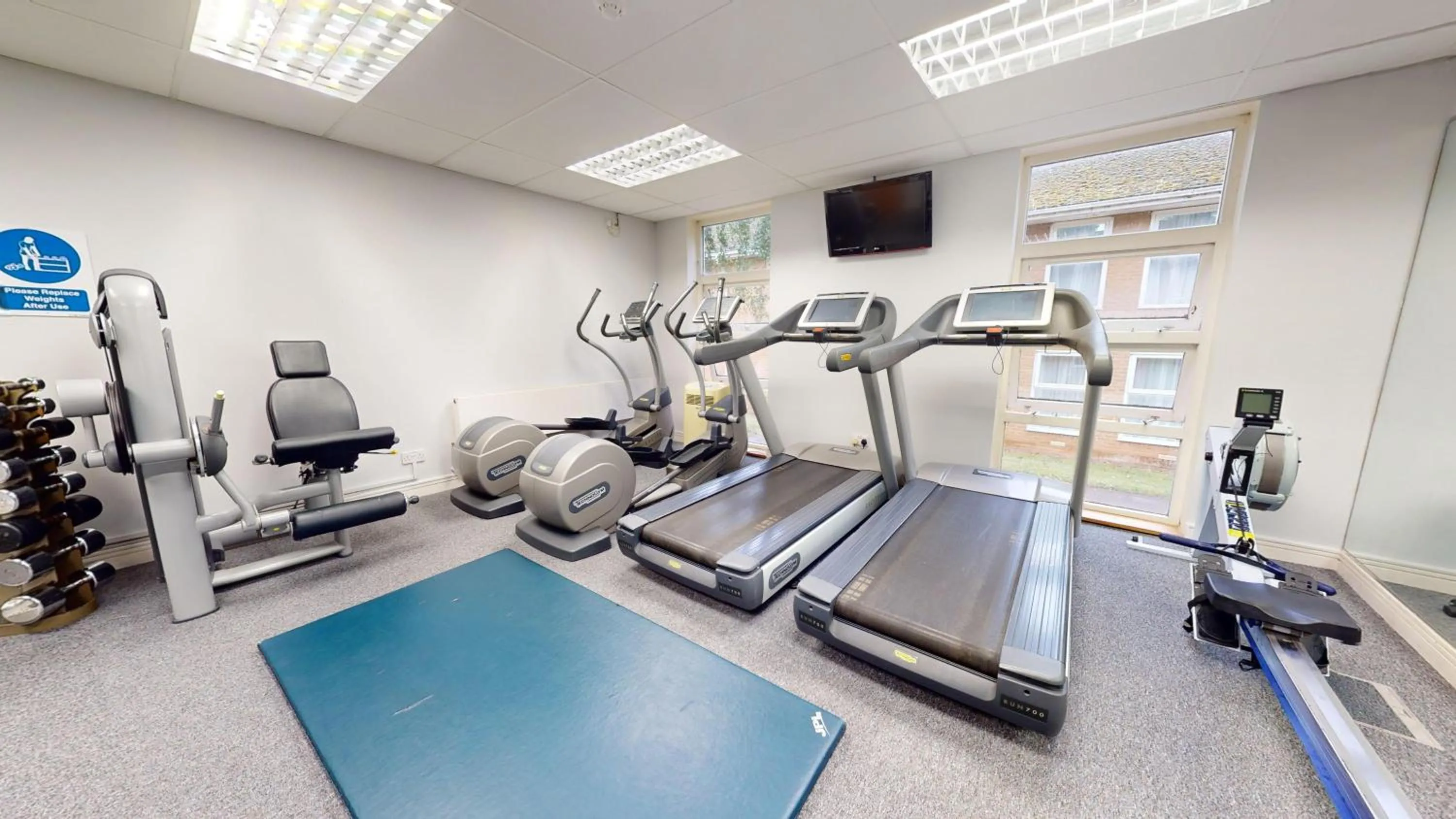 Fitness centre/facilities in Sedgebrook Hall