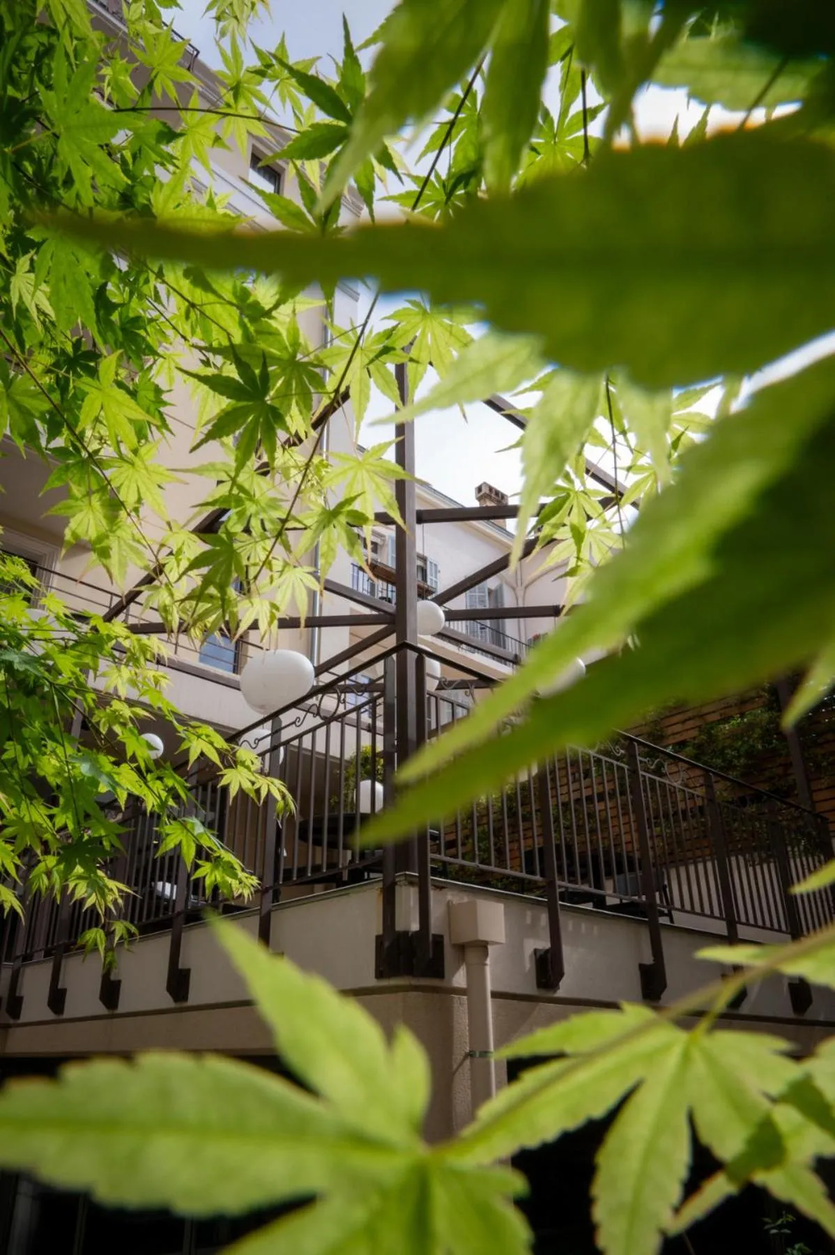 Garden view in Nemea Appart Hotel Cannes Palais