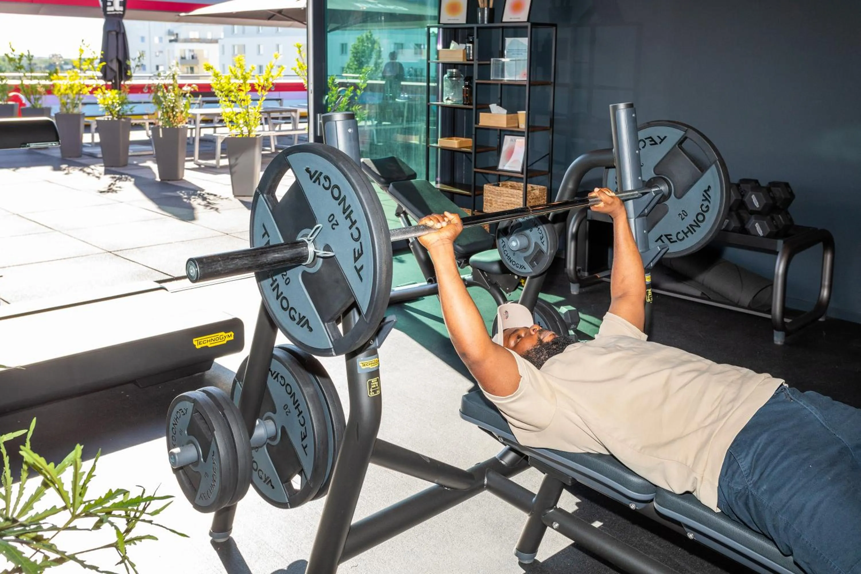 Fitness centre/facilities in MEININGER Hotel Berlin Airport