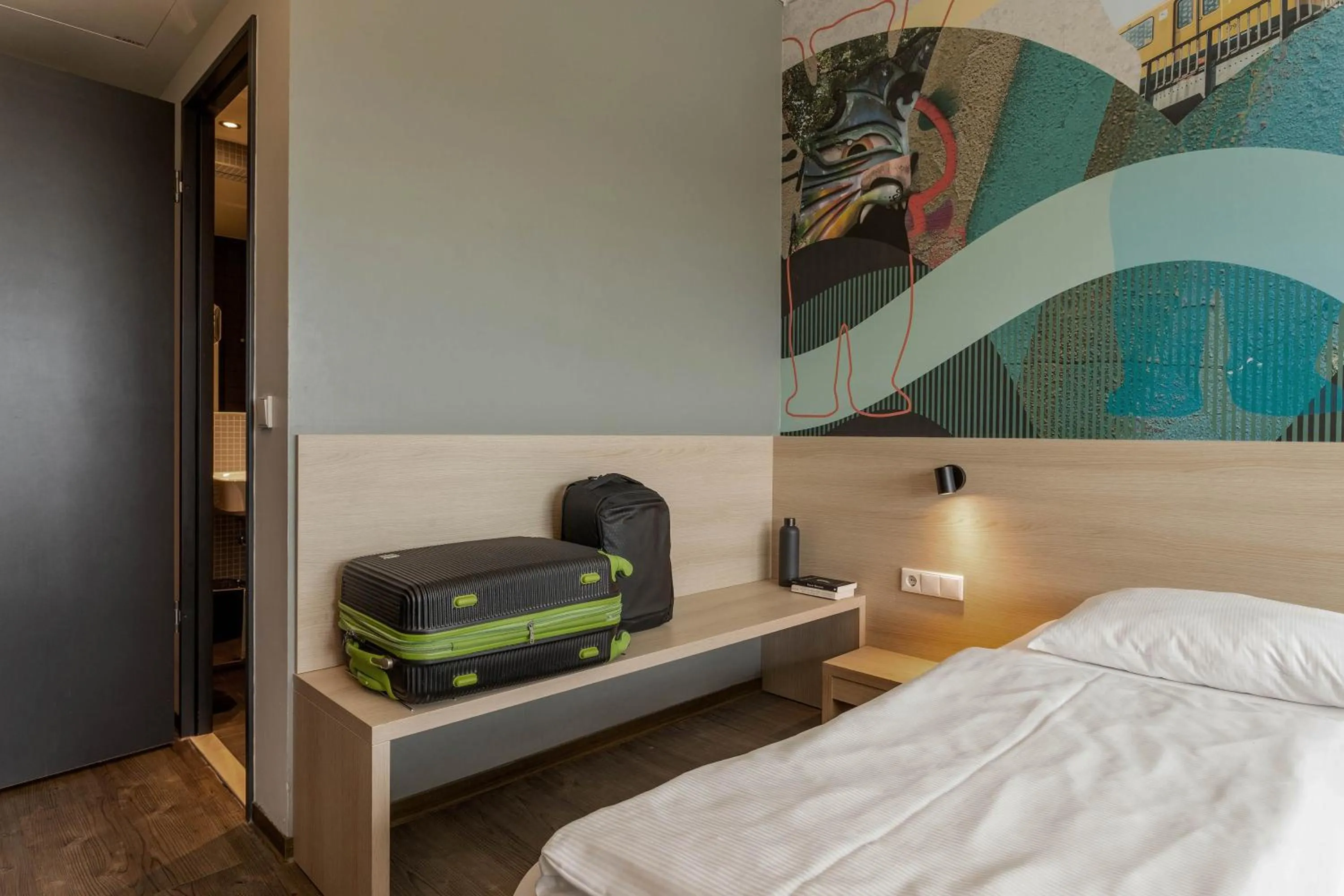 Bedroom, Bed in MEININGER Hotel Berlin Airport