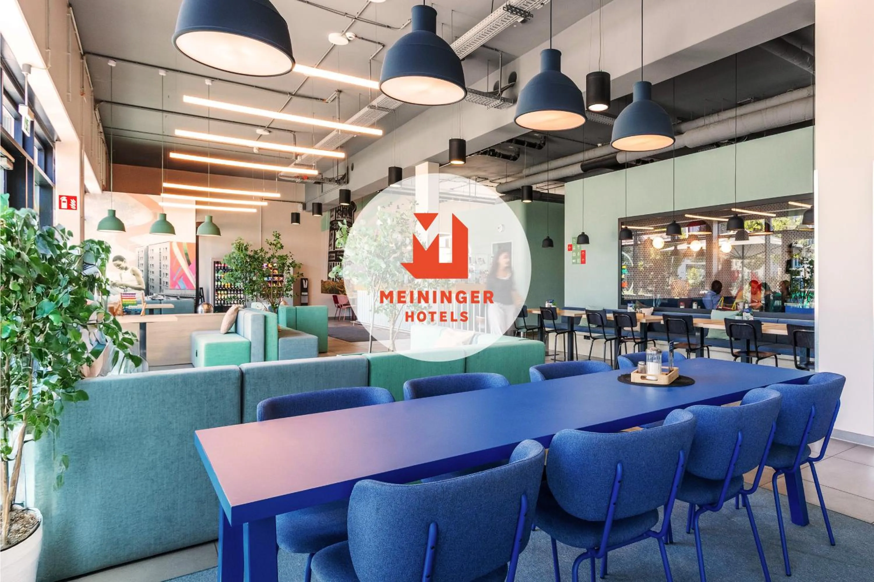 Property logo or sign in MEININGER Hotel Berlin Airport