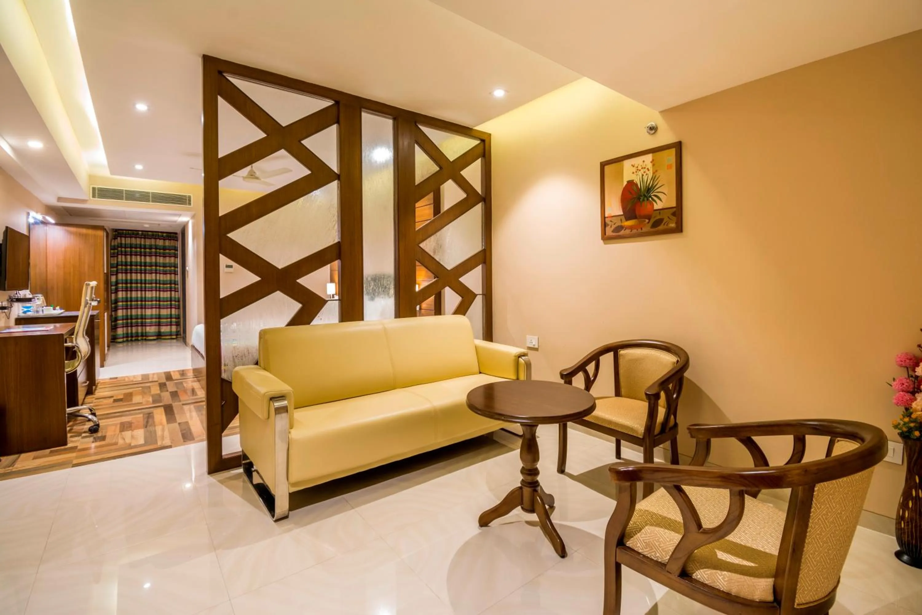 Living room in The Capital Hotel