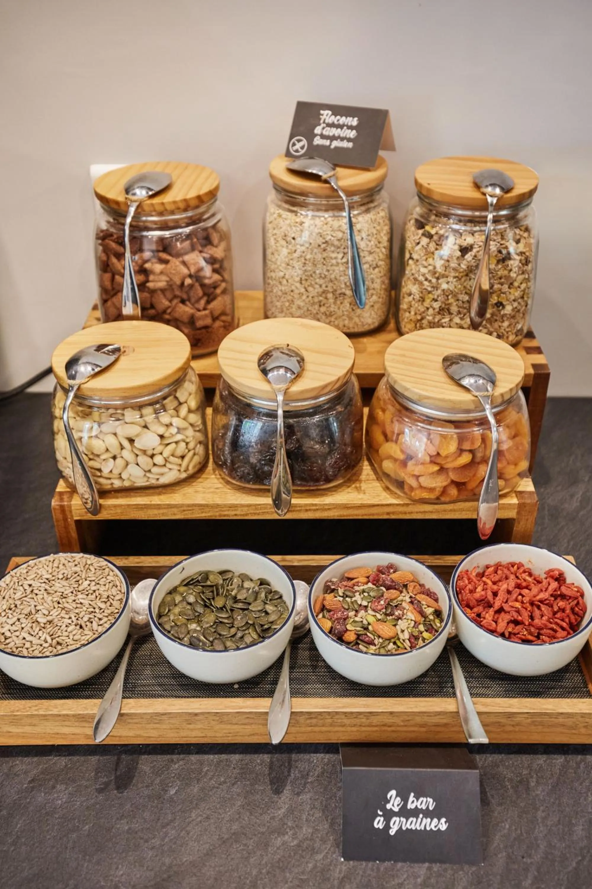 Buffet breakfast in Appart Hotel Odalys City Aix en Provence Les Floridianes