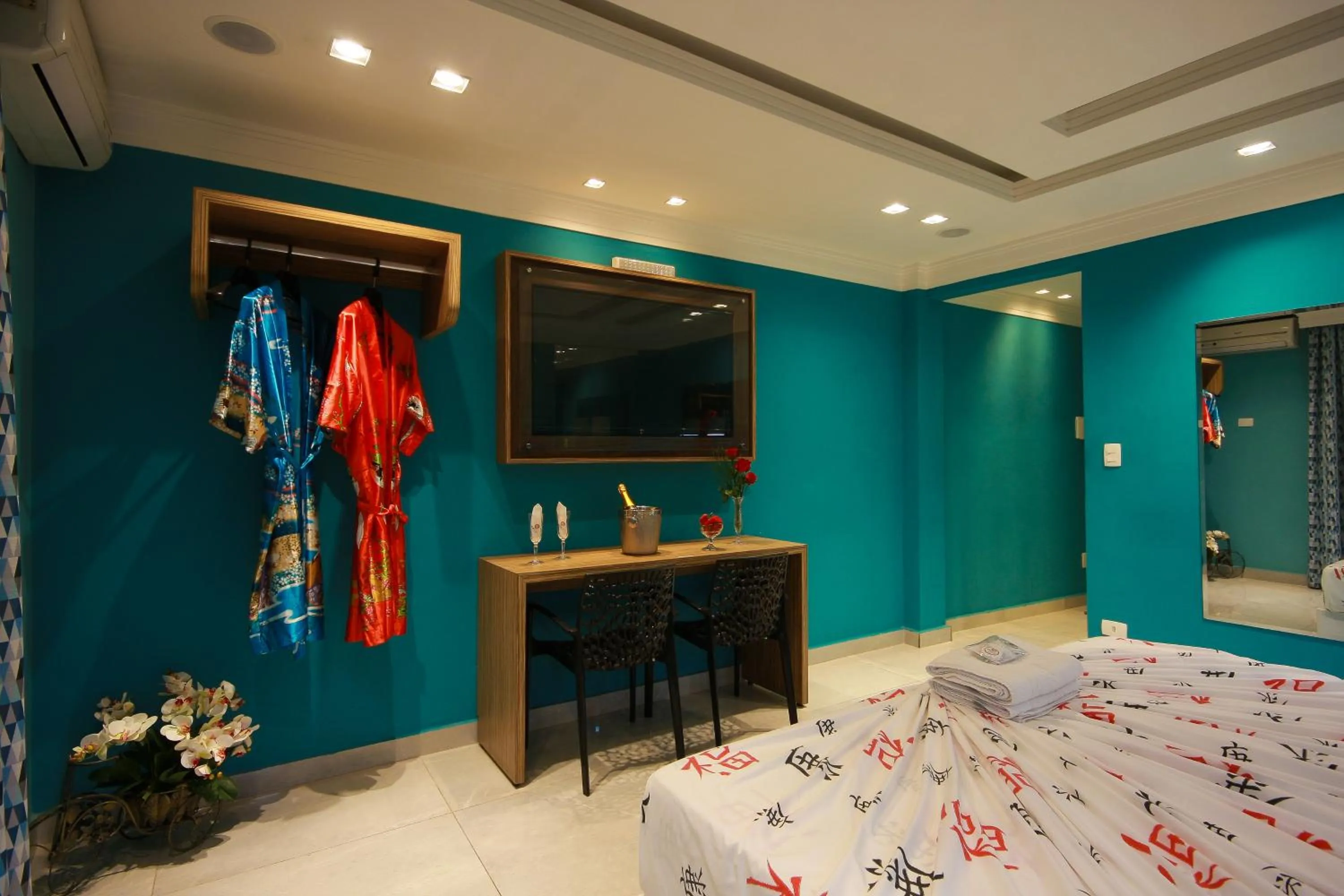 Bed in Glória Plaza Hotel (Adults Only)