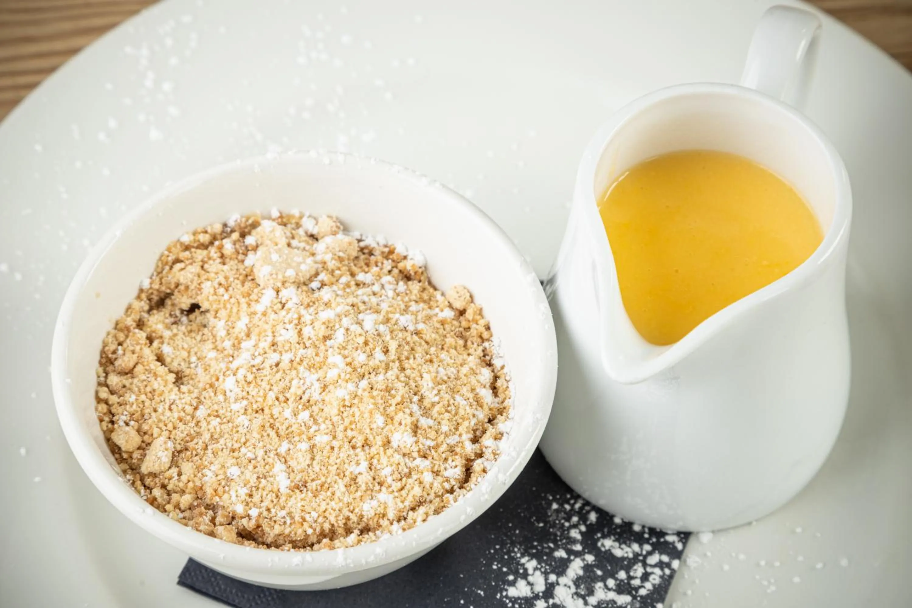Food close-up in Alston House Hotel