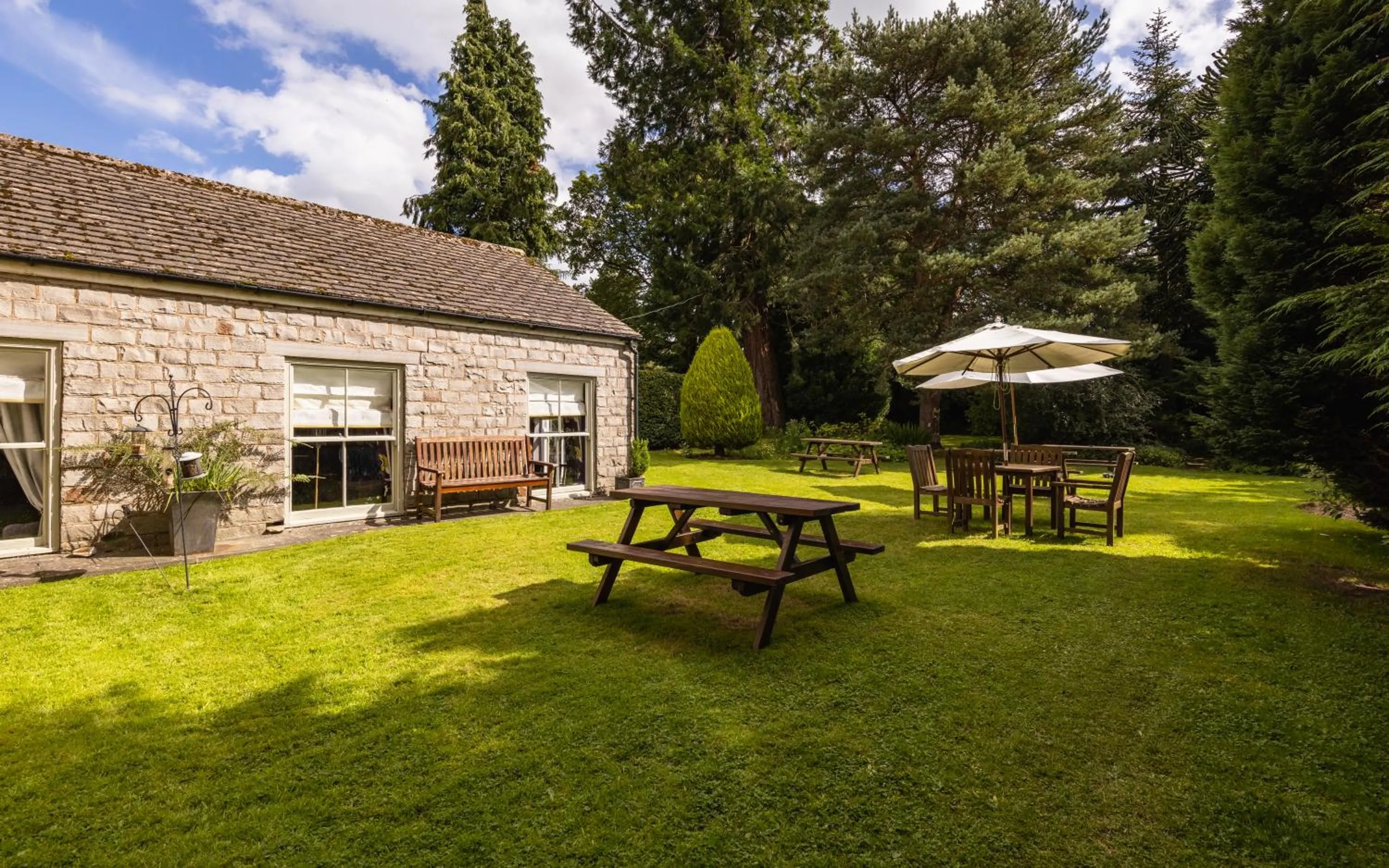Garden in Alston House Hotel