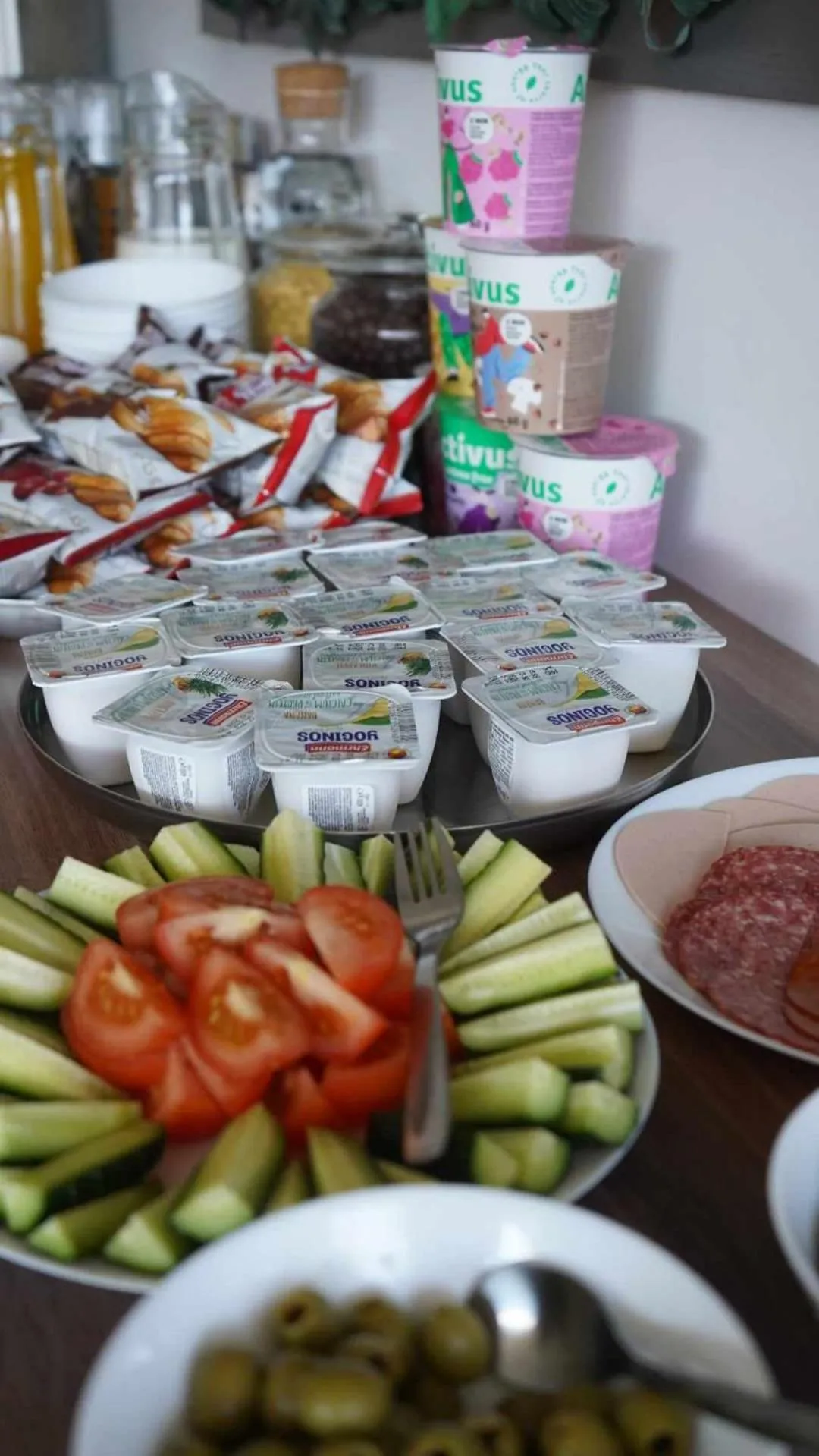 Buffet breakfast in Dzūkija Hotel