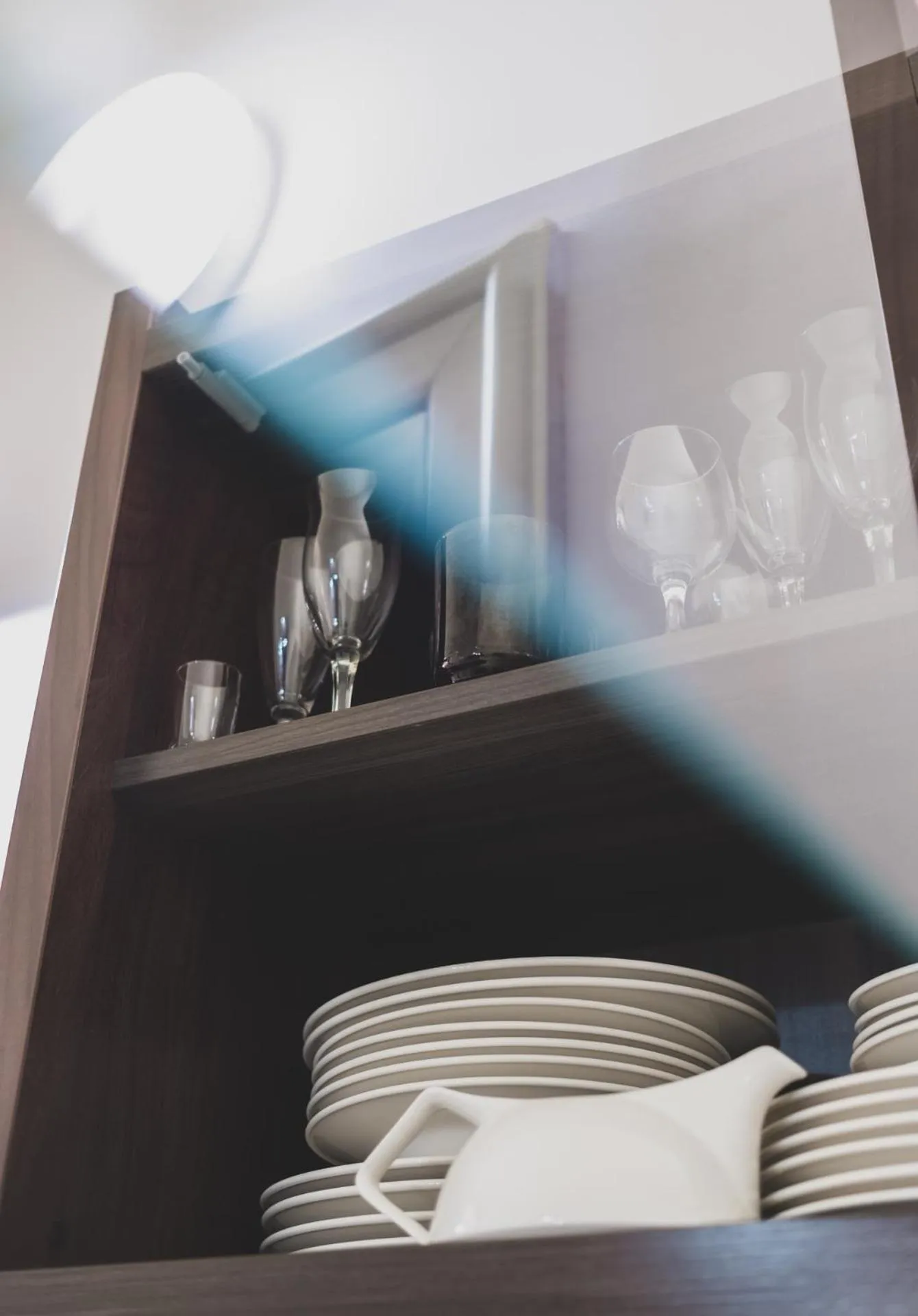 Kitchen or kitchenette in Cybulskiego Guest Rooms