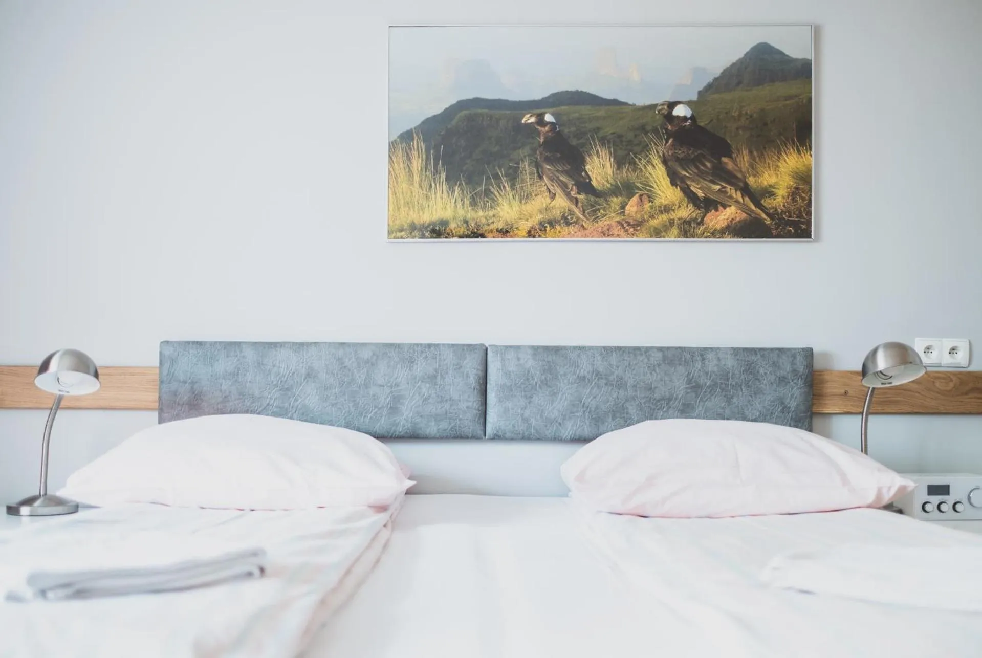 Bed in Cybulskiego Guest Rooms