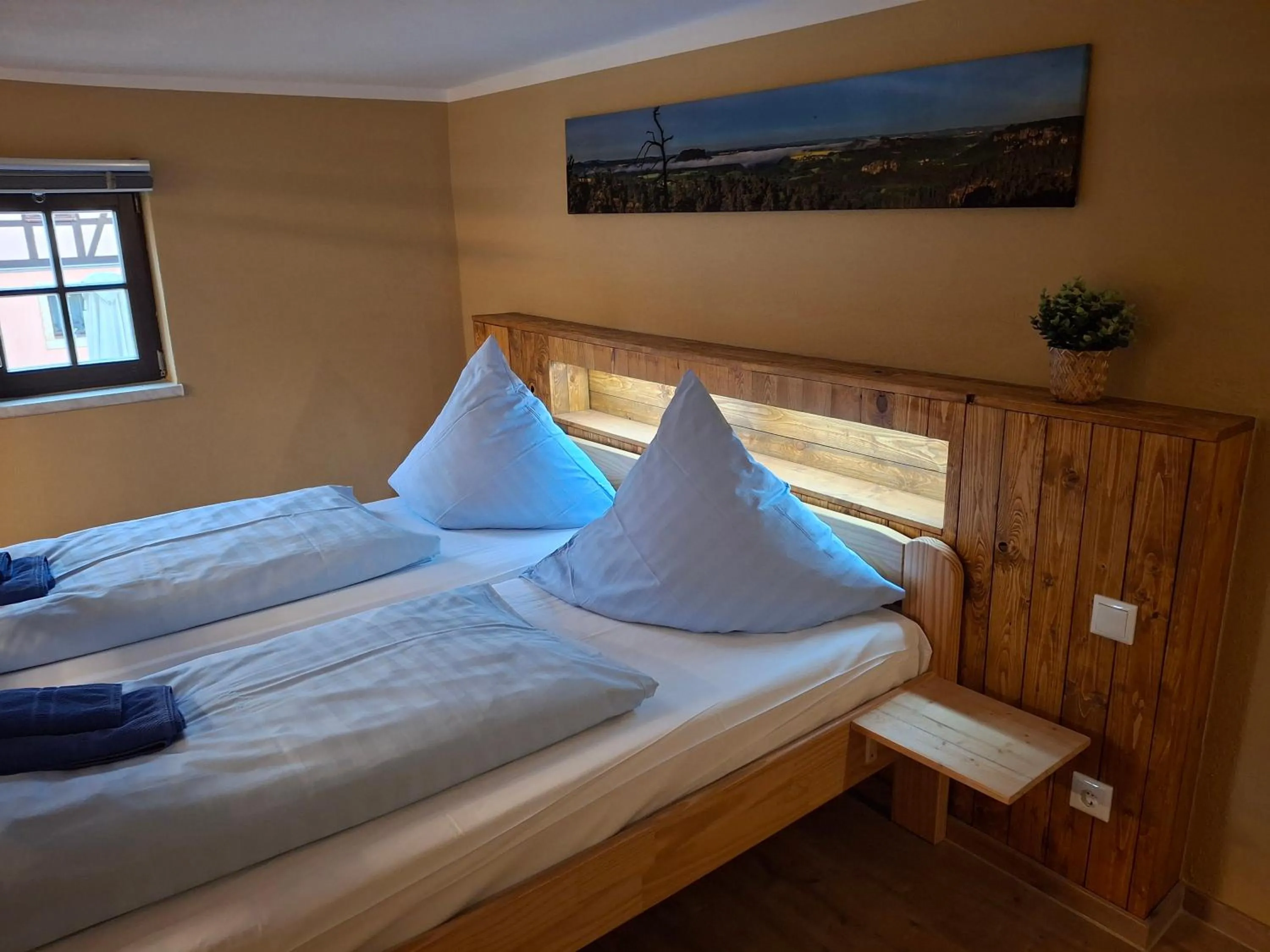 Bed in Gasthaus Stiller Fritz