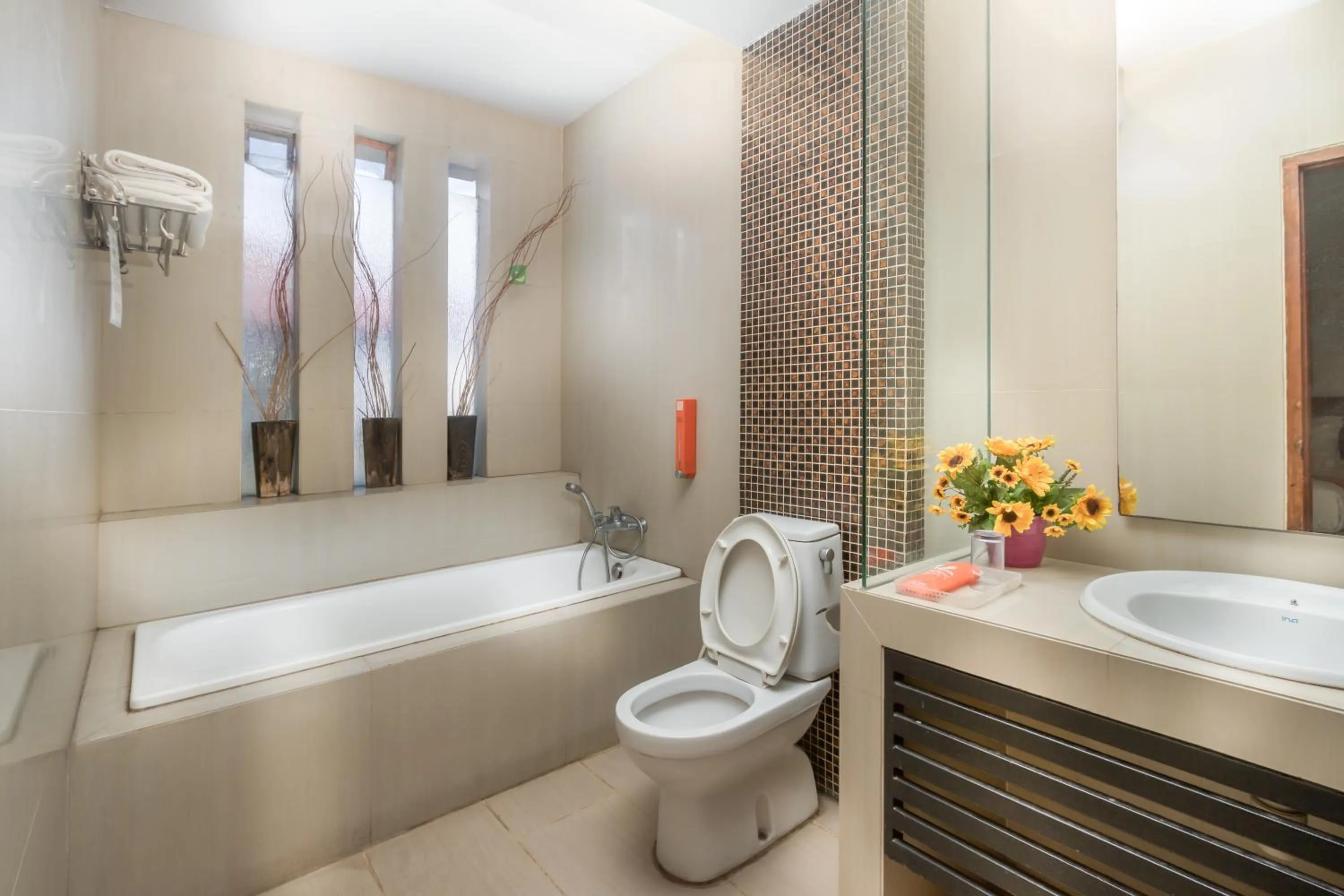 Bathroom in Surya Boutique Hotel Powered by Archipelago