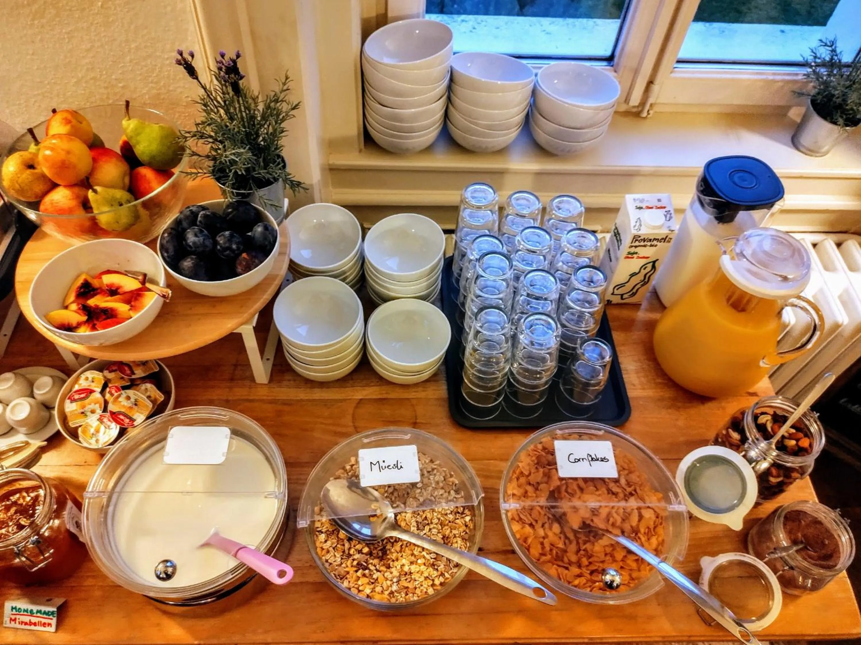 Breakfast in Adventure Hostel Interlaken