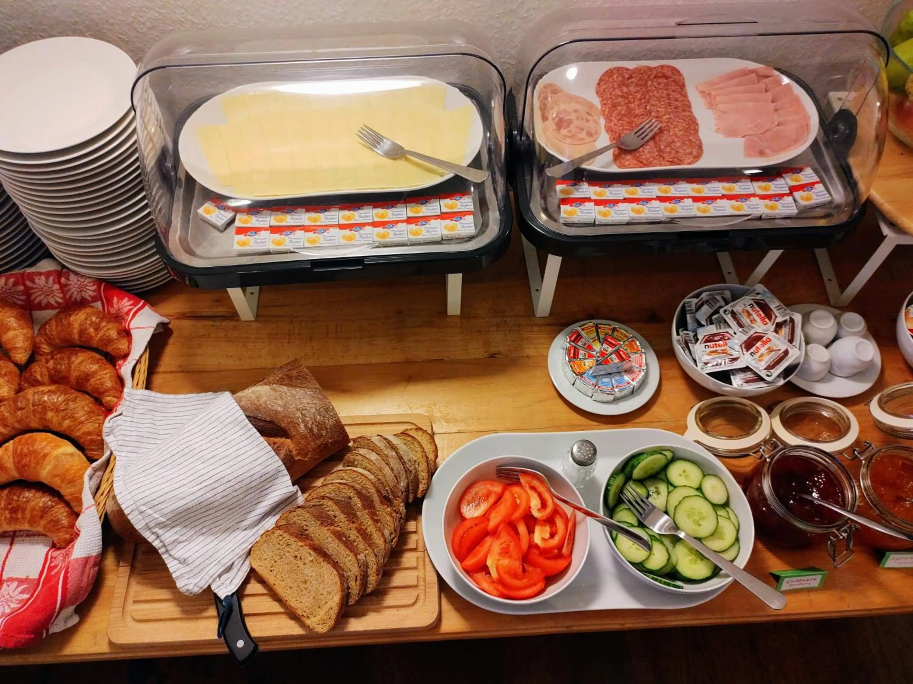 Breakfast in Adventure Hostel Interlaken